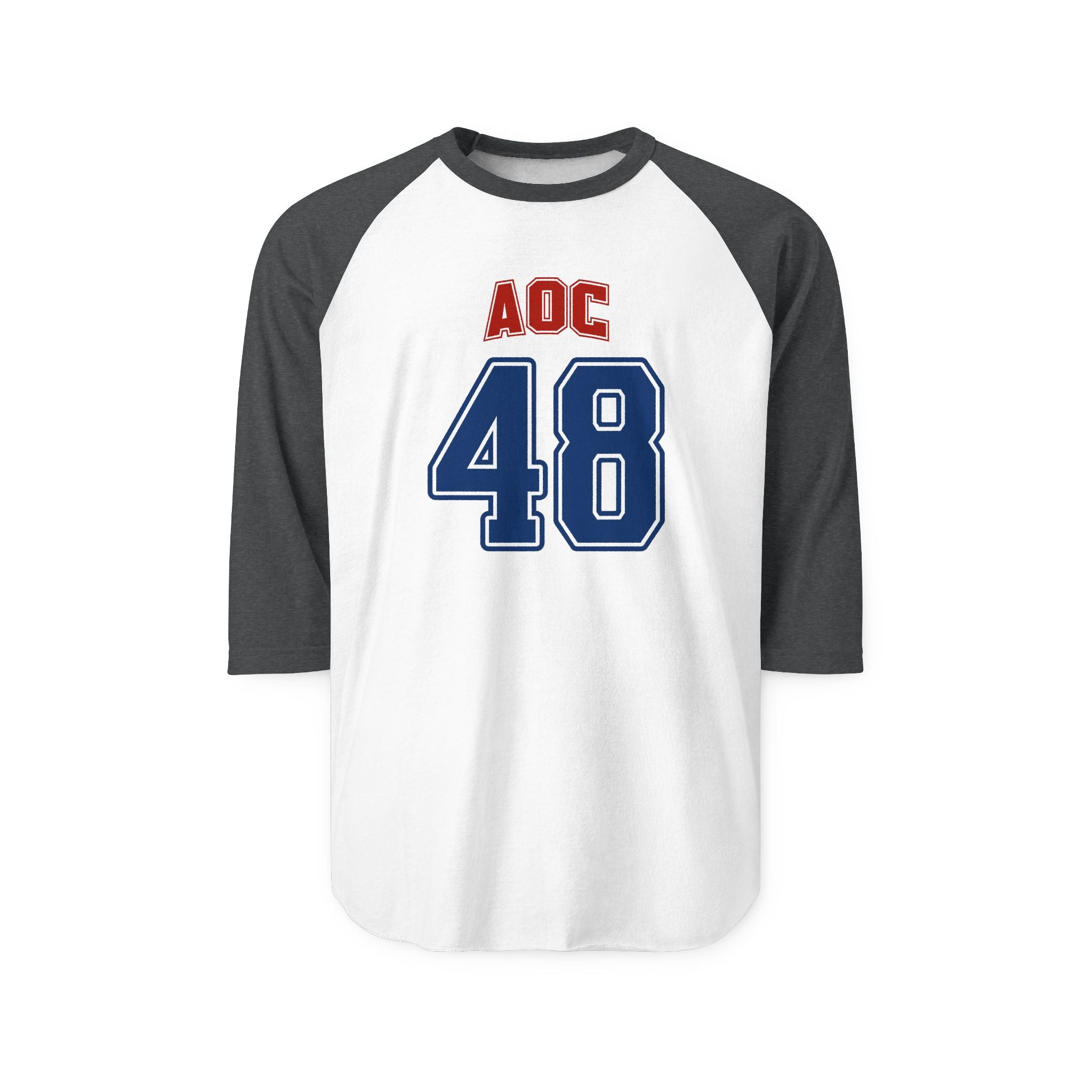 Team AOC - 48th President Vintage Varsity Baseball T-Shirt