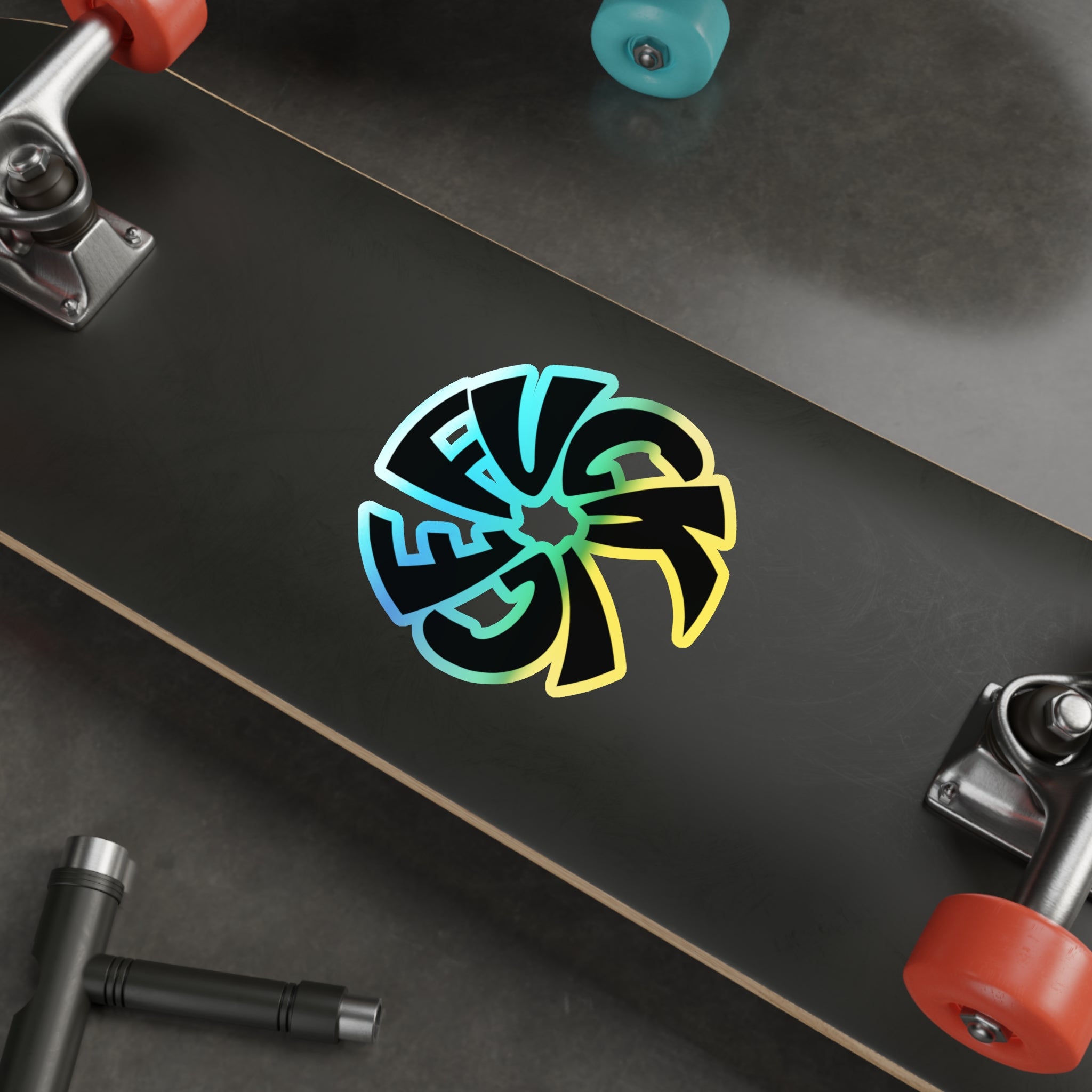 Holographic Fuck ICE Sticker