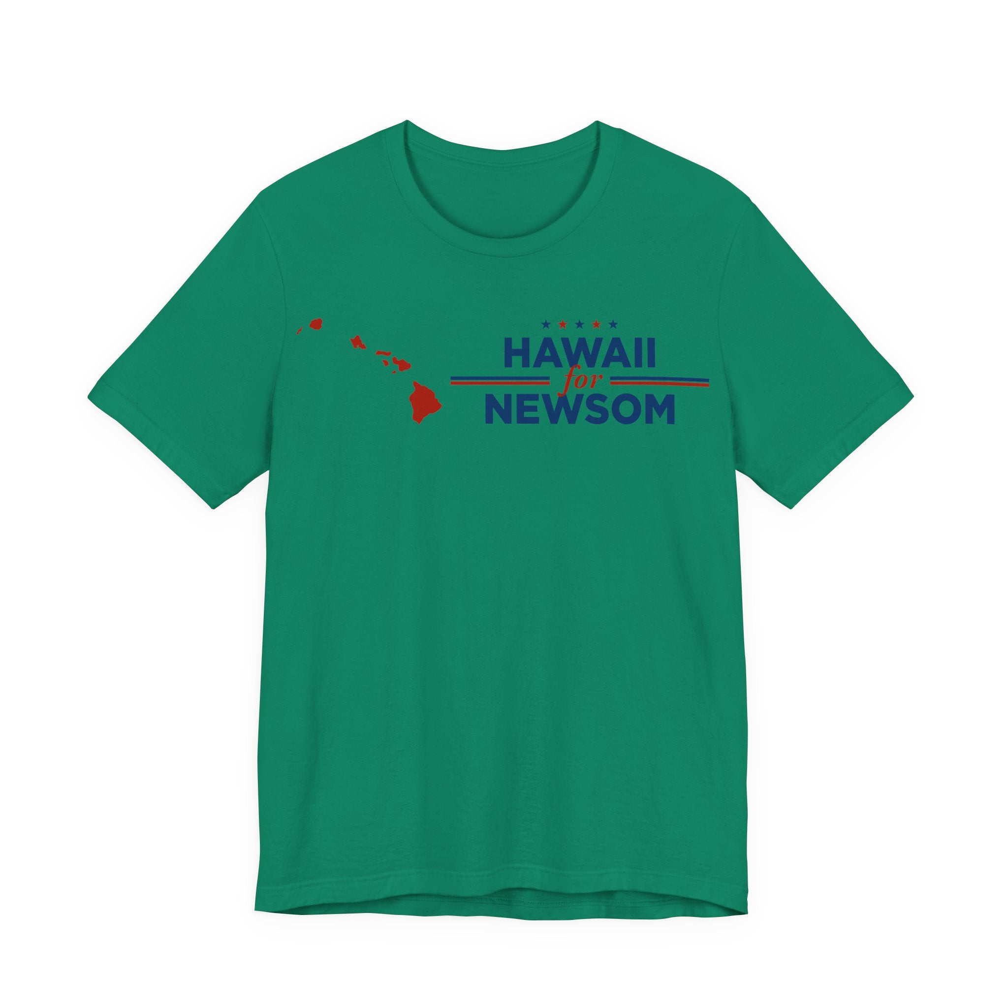 Hawaii for Gavin Newsom for President Campaign T-Shirt 2028