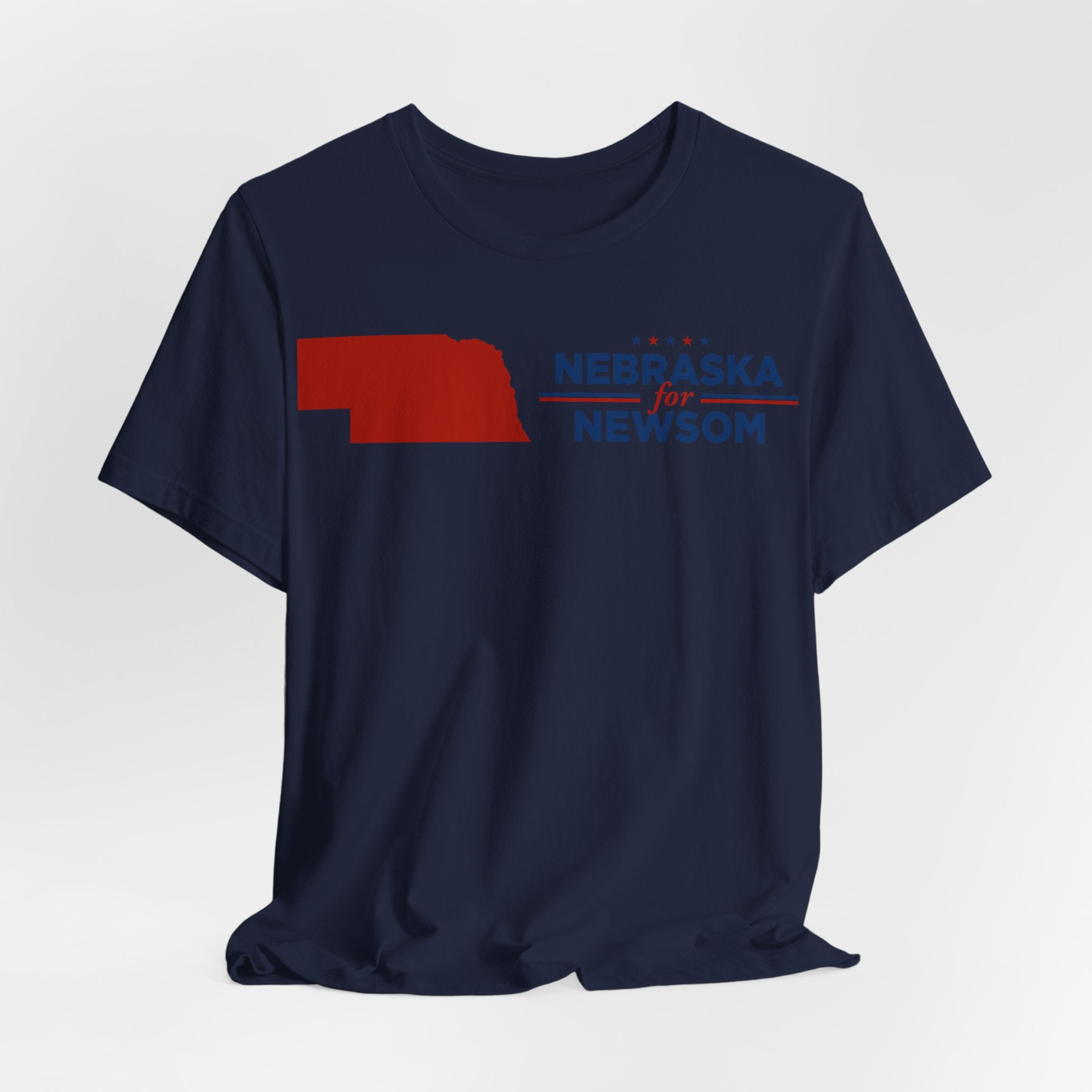 Nebraska for Gavin Newsom for President Campaign T-Shirt 2028