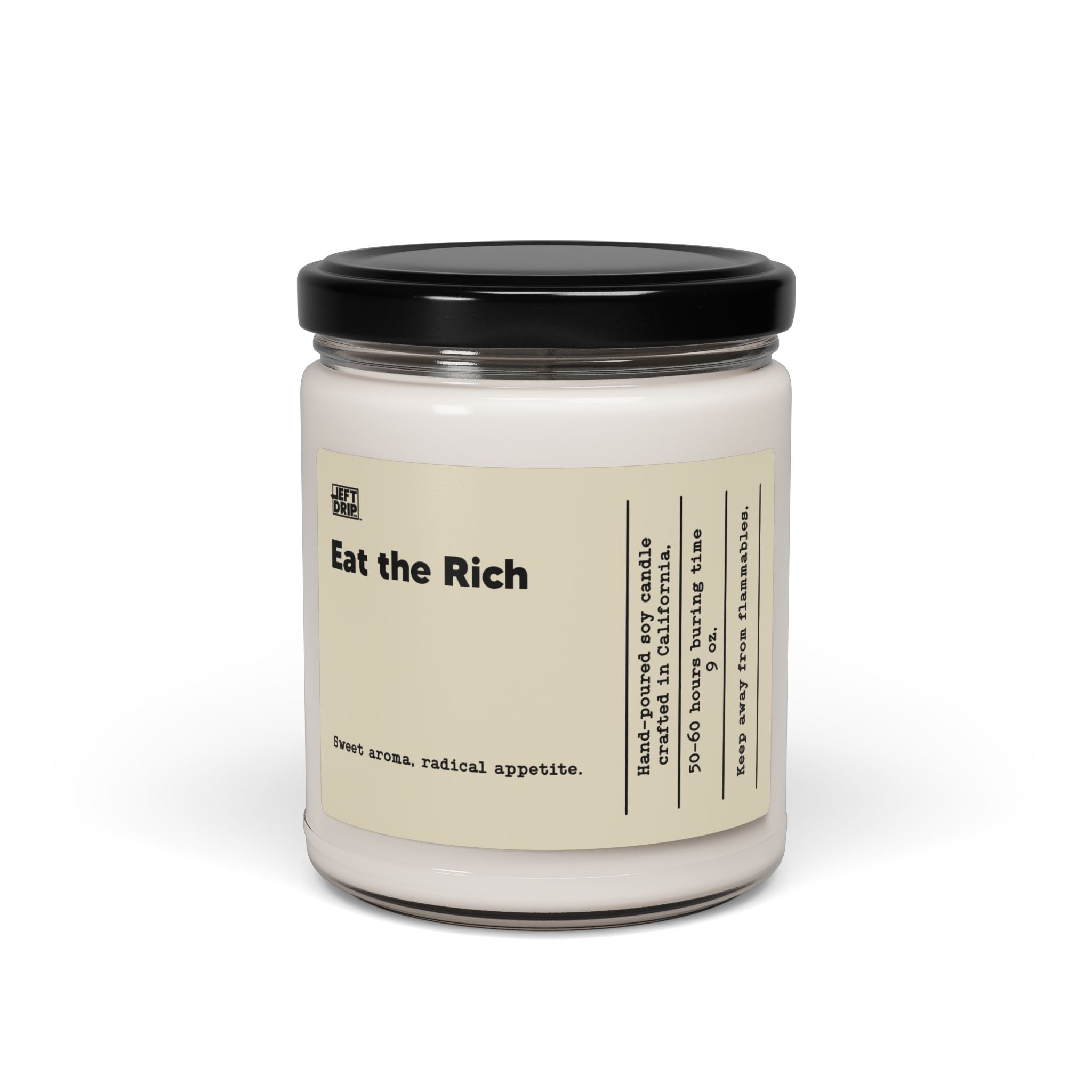 Eat the Rich – Hand-Poured Soy Candle (9 oz)