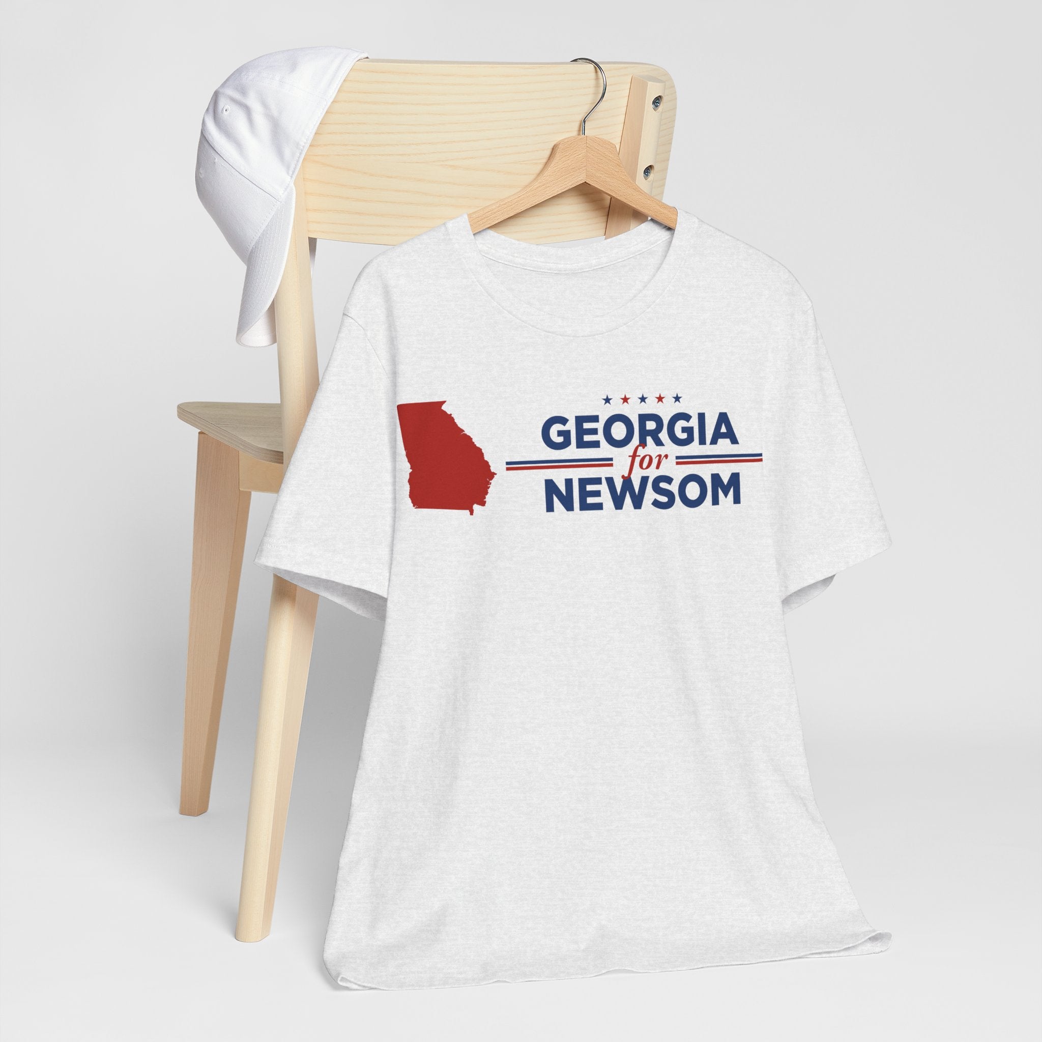 Georgia for Gavin Newsom for President Campaign T-Shirt 2028