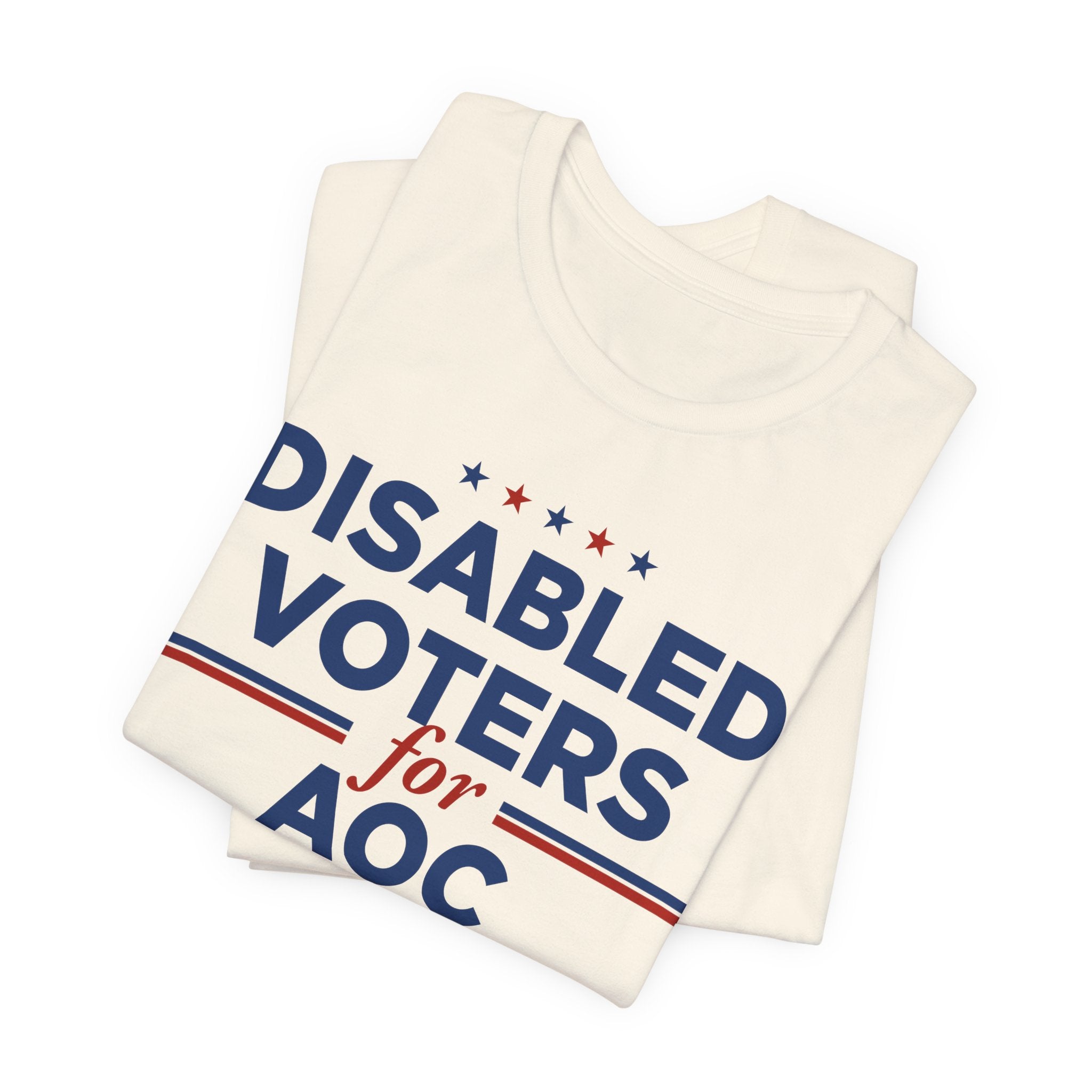 Disabled Voters for AOC for President Campaign T-Shirt 2028