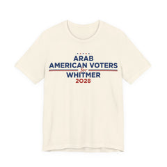 Arab American Voters for Gretchen Whitmer for President Campaign T-Shirt 2028