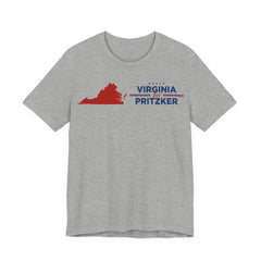 Virginia for J.B. Pritzker for President Campaign T-Shirt 2028