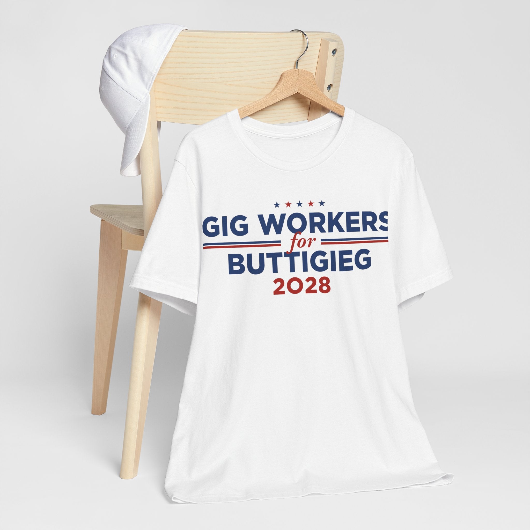 Gig Workers for Pete Buttigieg for President Campaign T-Shirt 2028