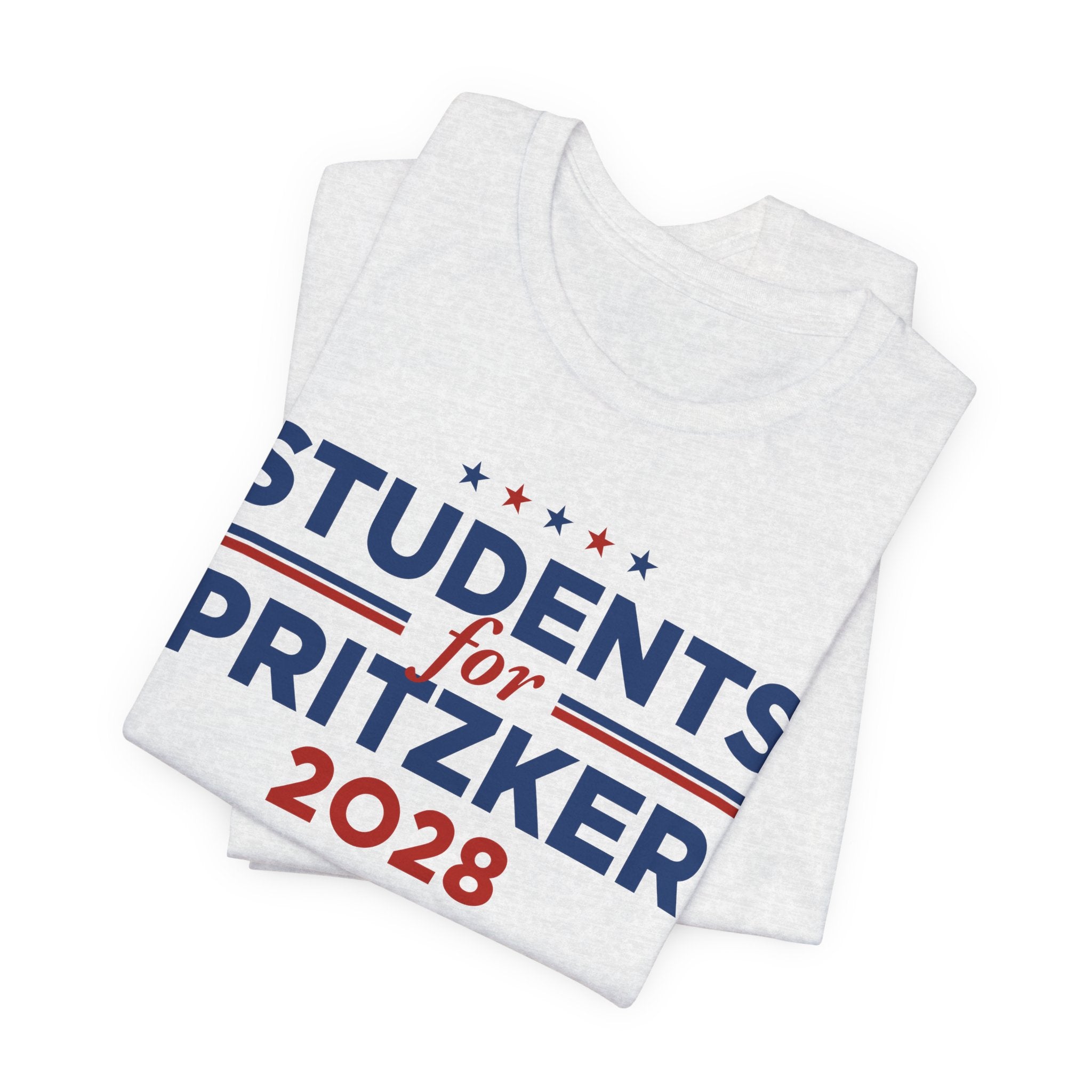 Students for J.B. Pritzker for President Campaign T-Shirt 2028