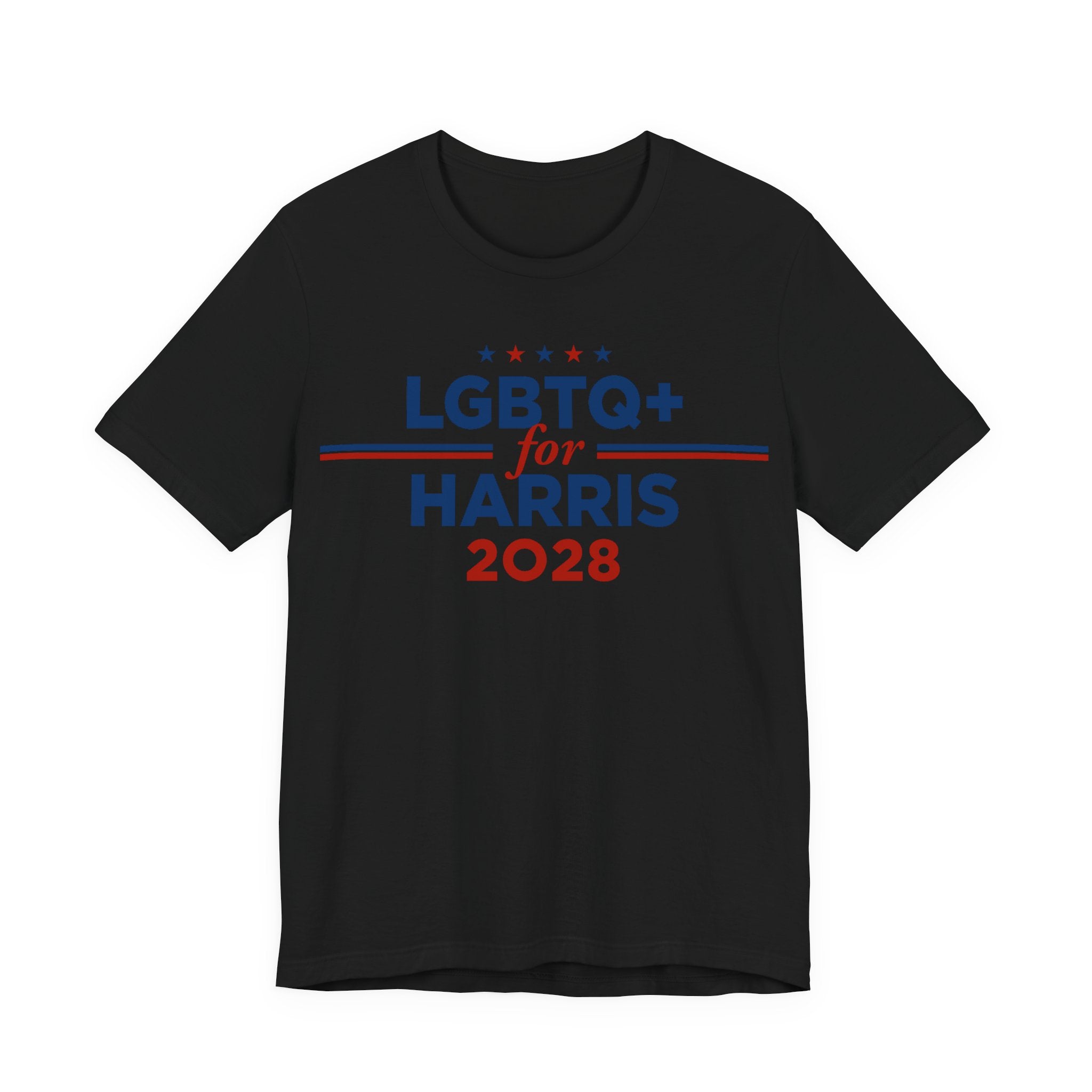 LGBTQ+ for Kamala Harris for President Campaign T-Shirt 2028