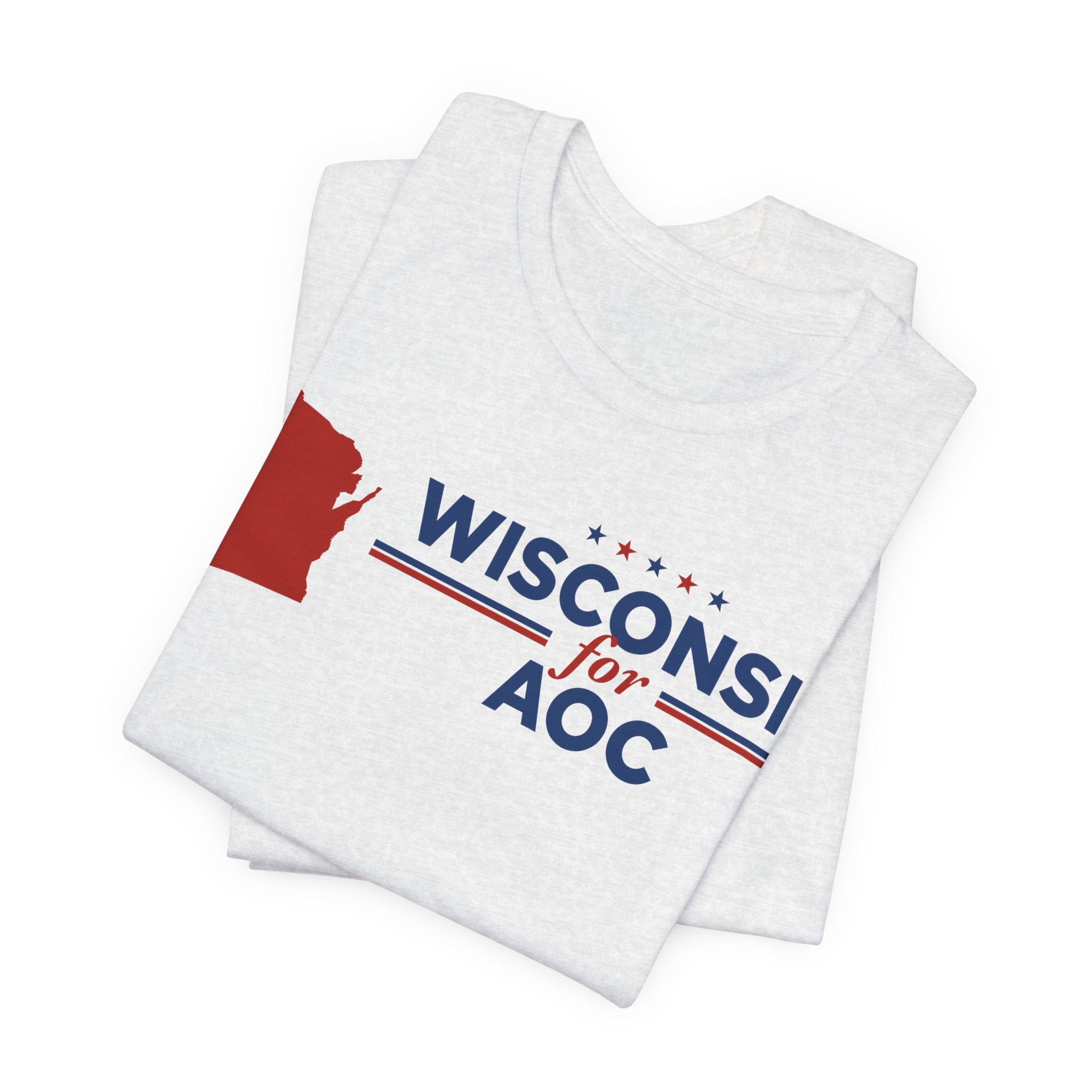 Wisconsin for AOC for President Campaign T-Shirt 2028