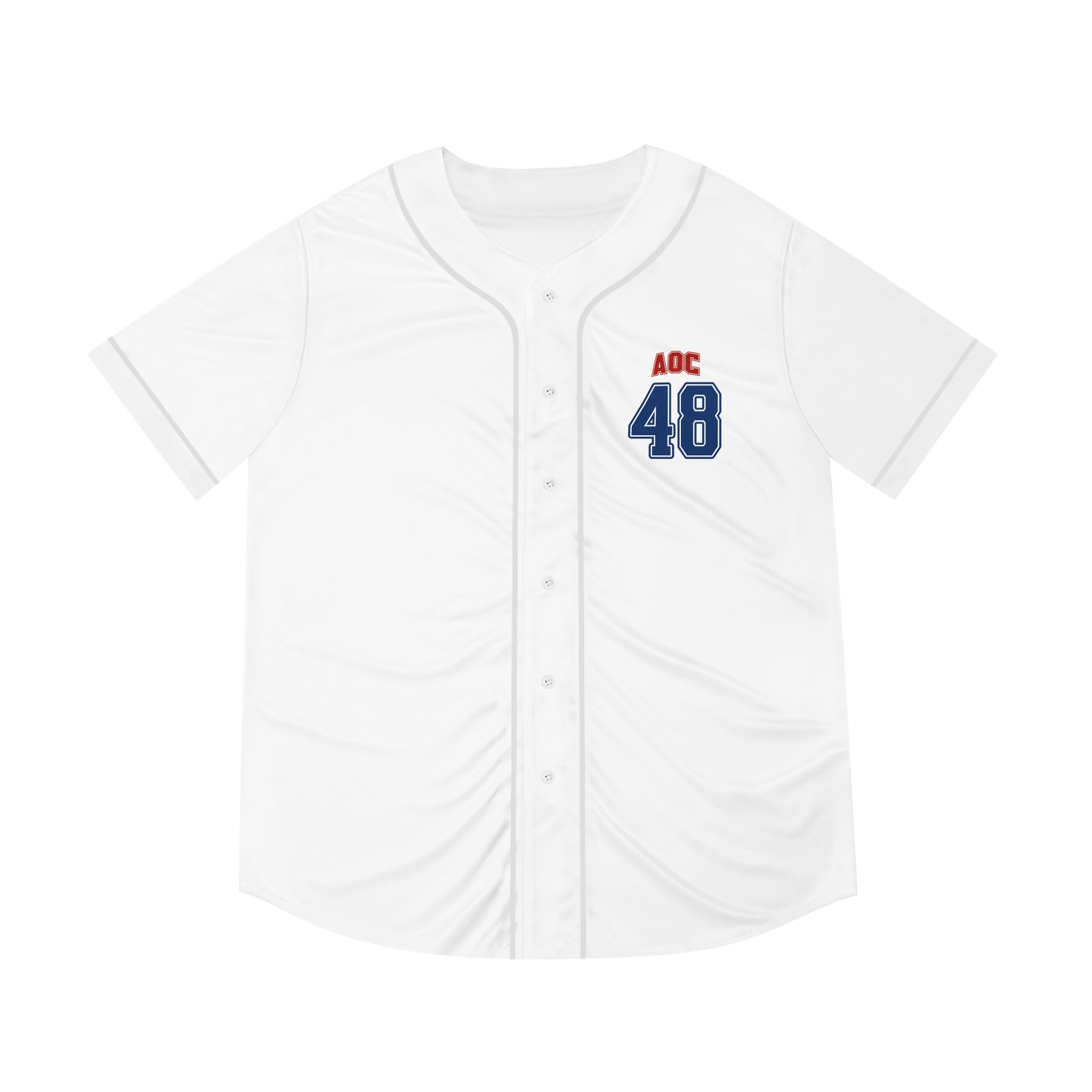 Team AOC for 48th President Baseball Jersey - Alexandria Ocasia-Cortez