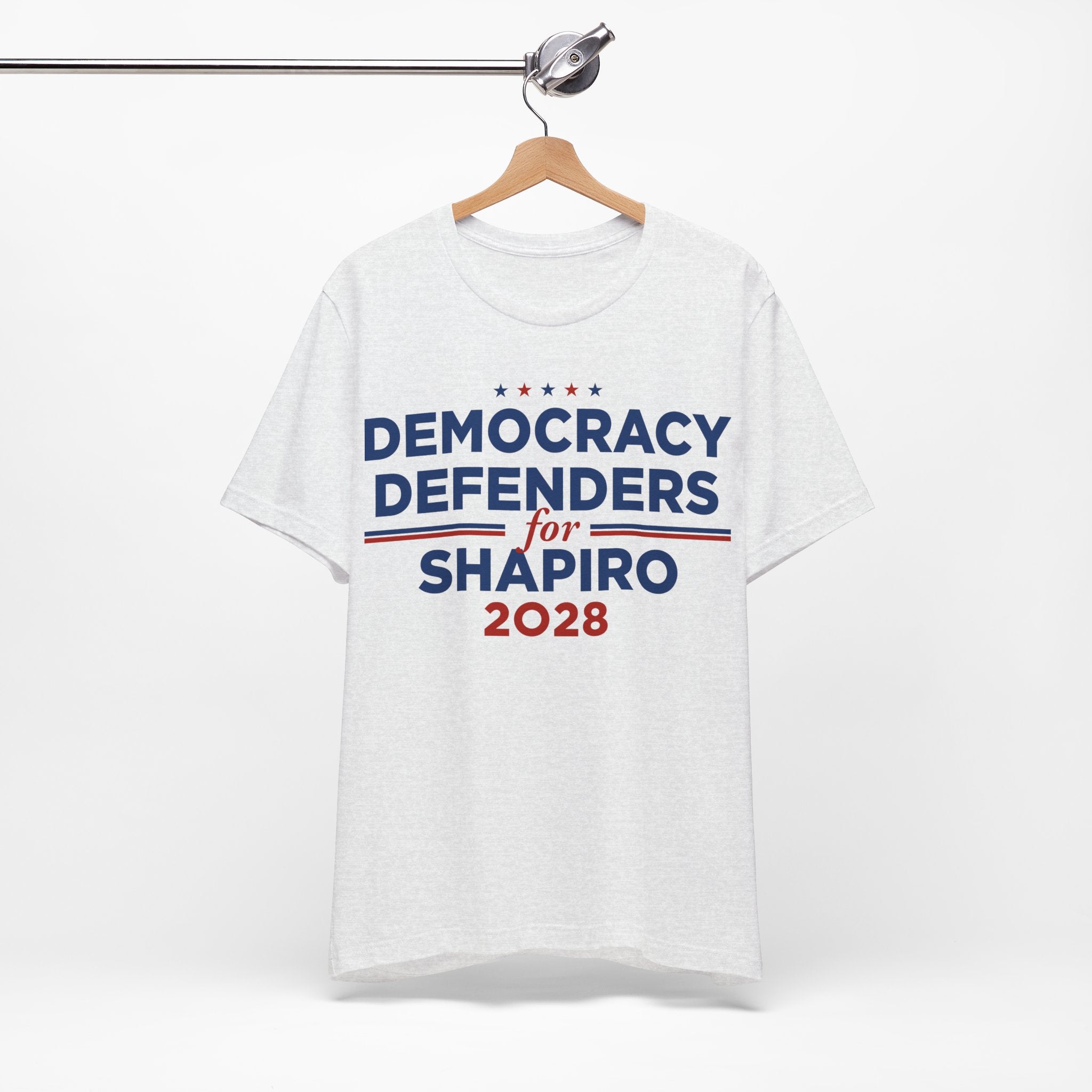 Democracy Defenders for Josh Shapiro for President Campaign T-Shirt 2028