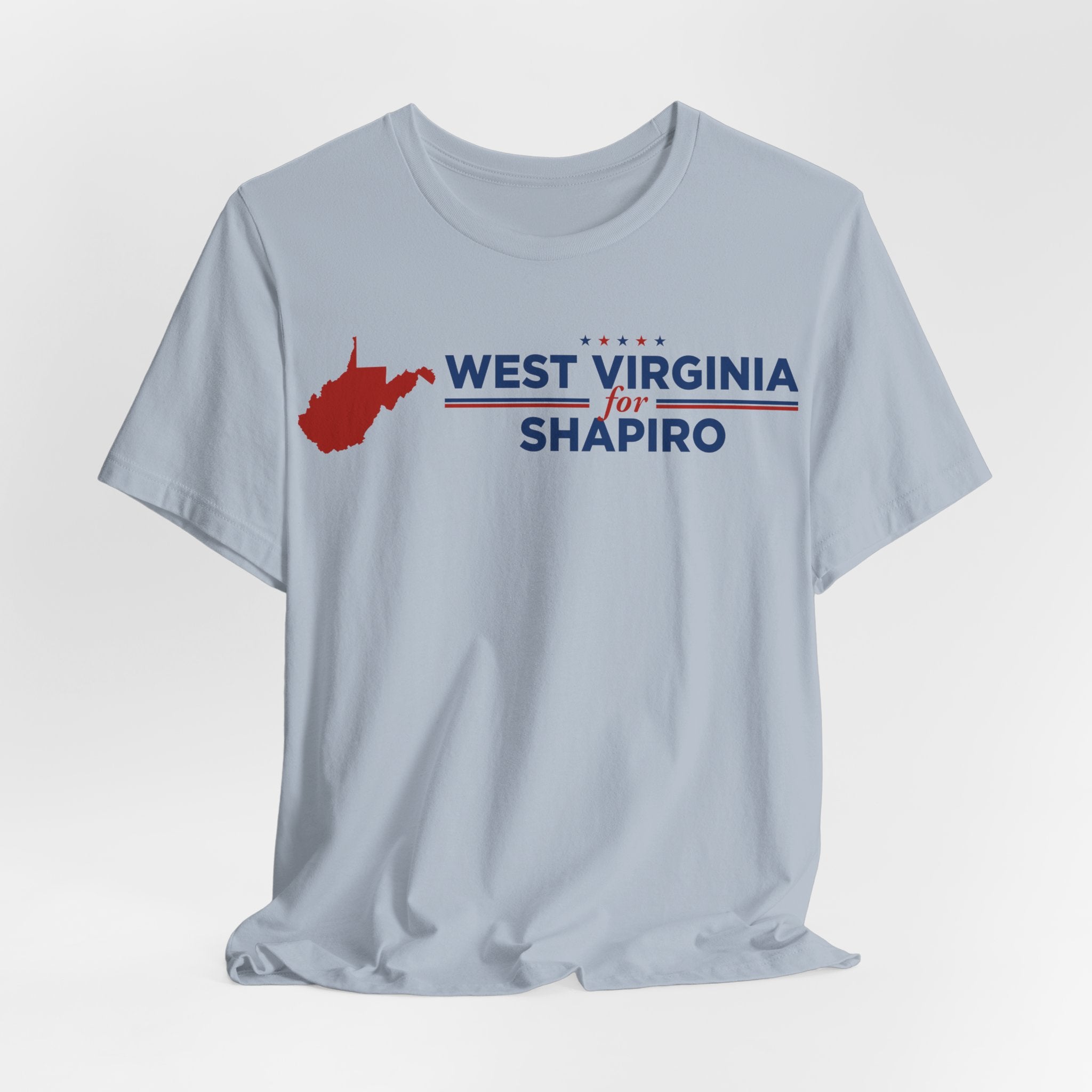 West Virginia for Josh Shapiro for President Campaign T-Shirt 2028