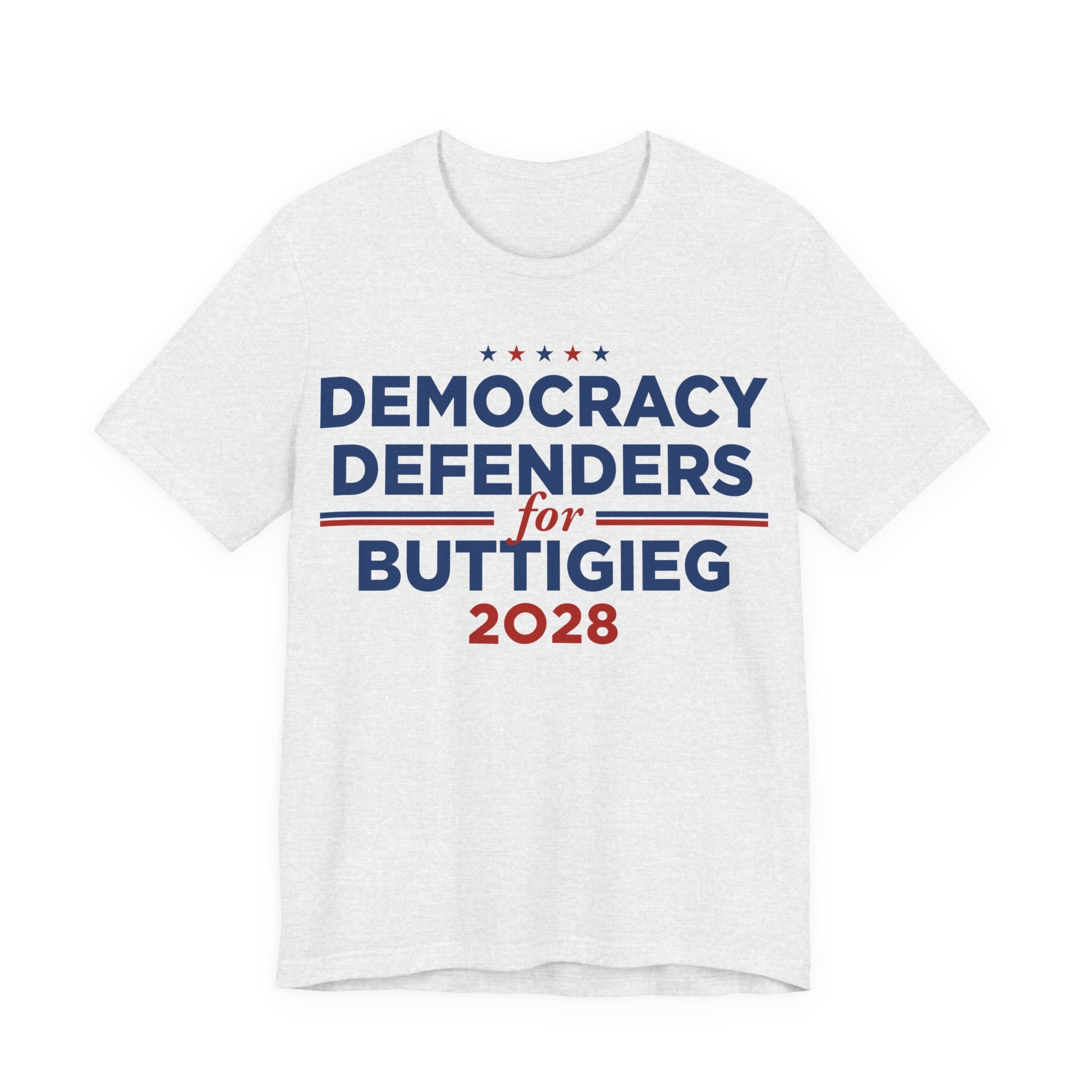 Democracy Defenders for Pete Buttigieg for President Campaign T-Shirt 2028