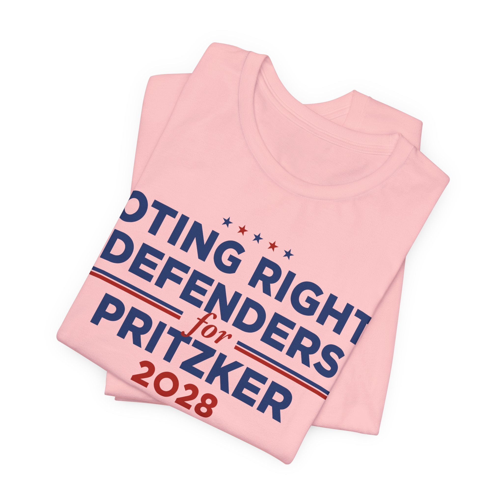 Voting Rights Defenders for J.B. Pritzker for President Campaign T-Shirt 2028