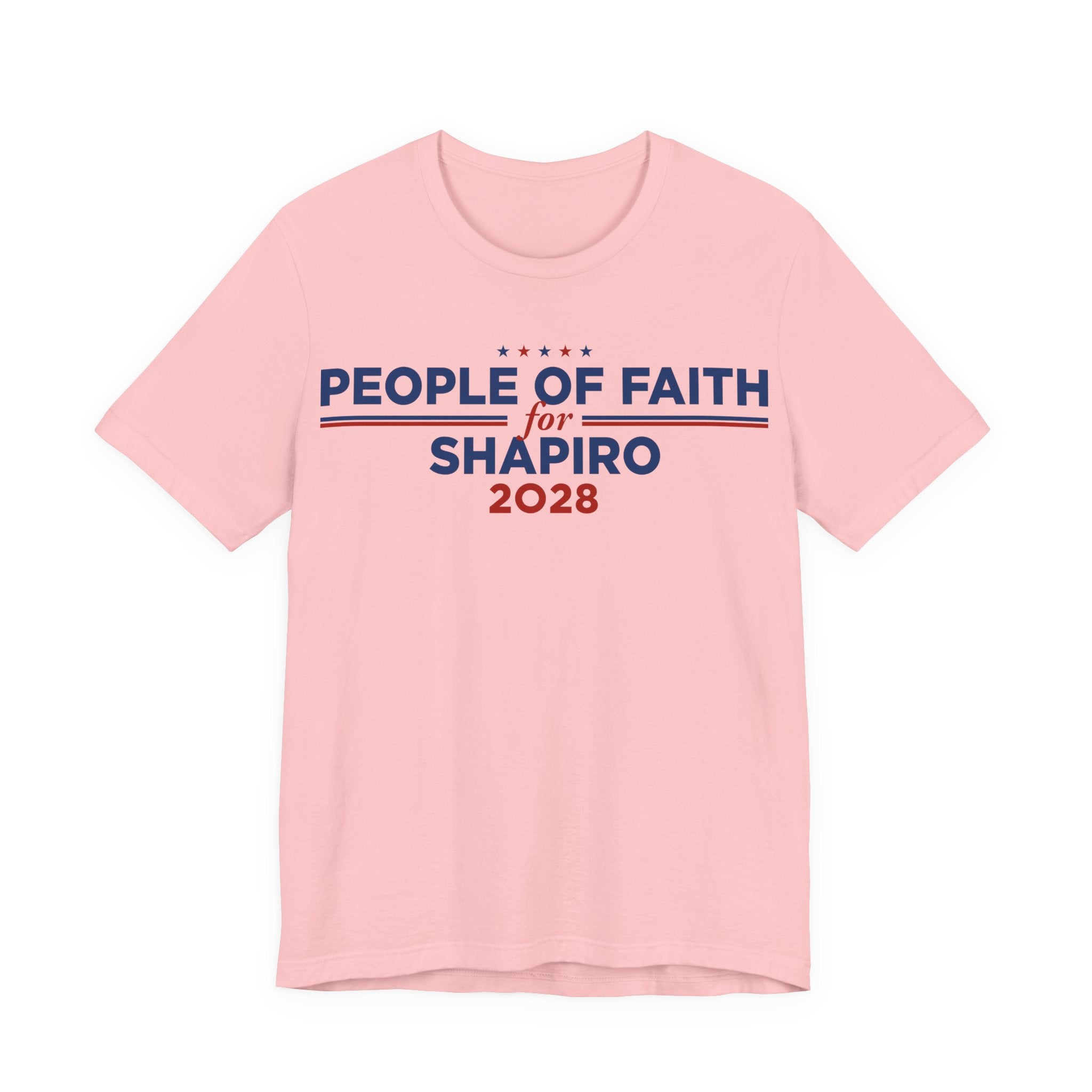 People of Faith for Josh Shapiro for President Campaign T-Shirt 2028