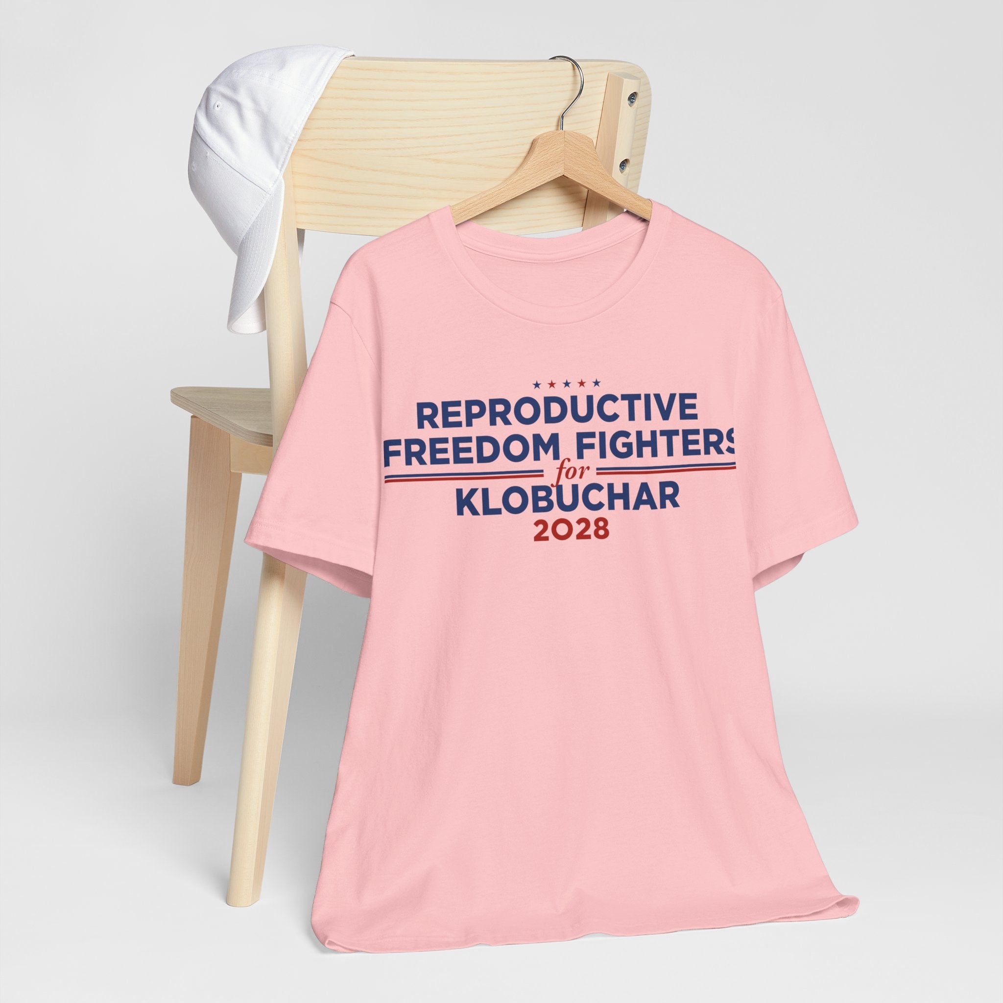 Reproductive Freedom Fighters for Amy Klobuchar for President Campaign T-Shirt 2028