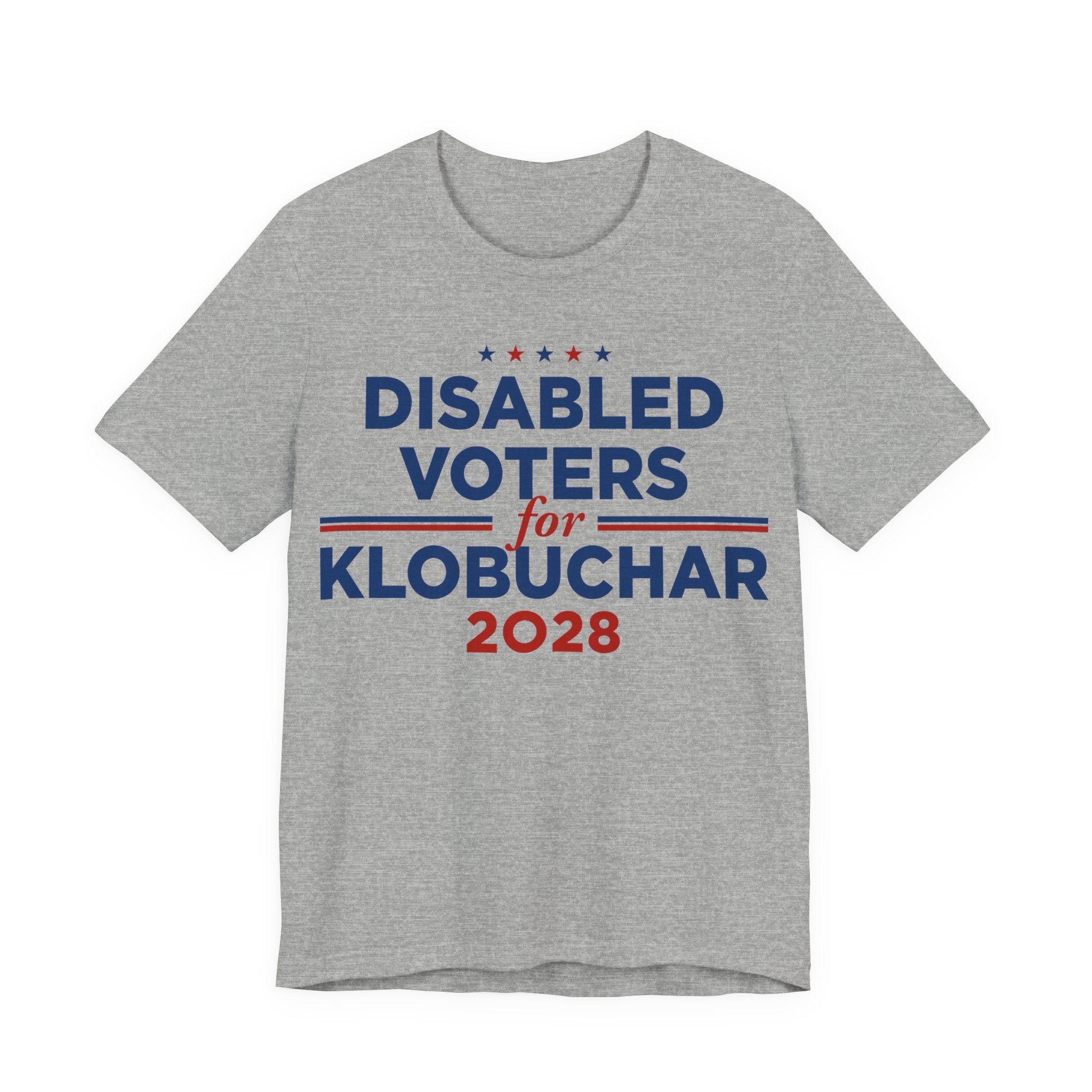 Disabled Voters for Amy Klobuchar for President Campaign T-Shirt 2028