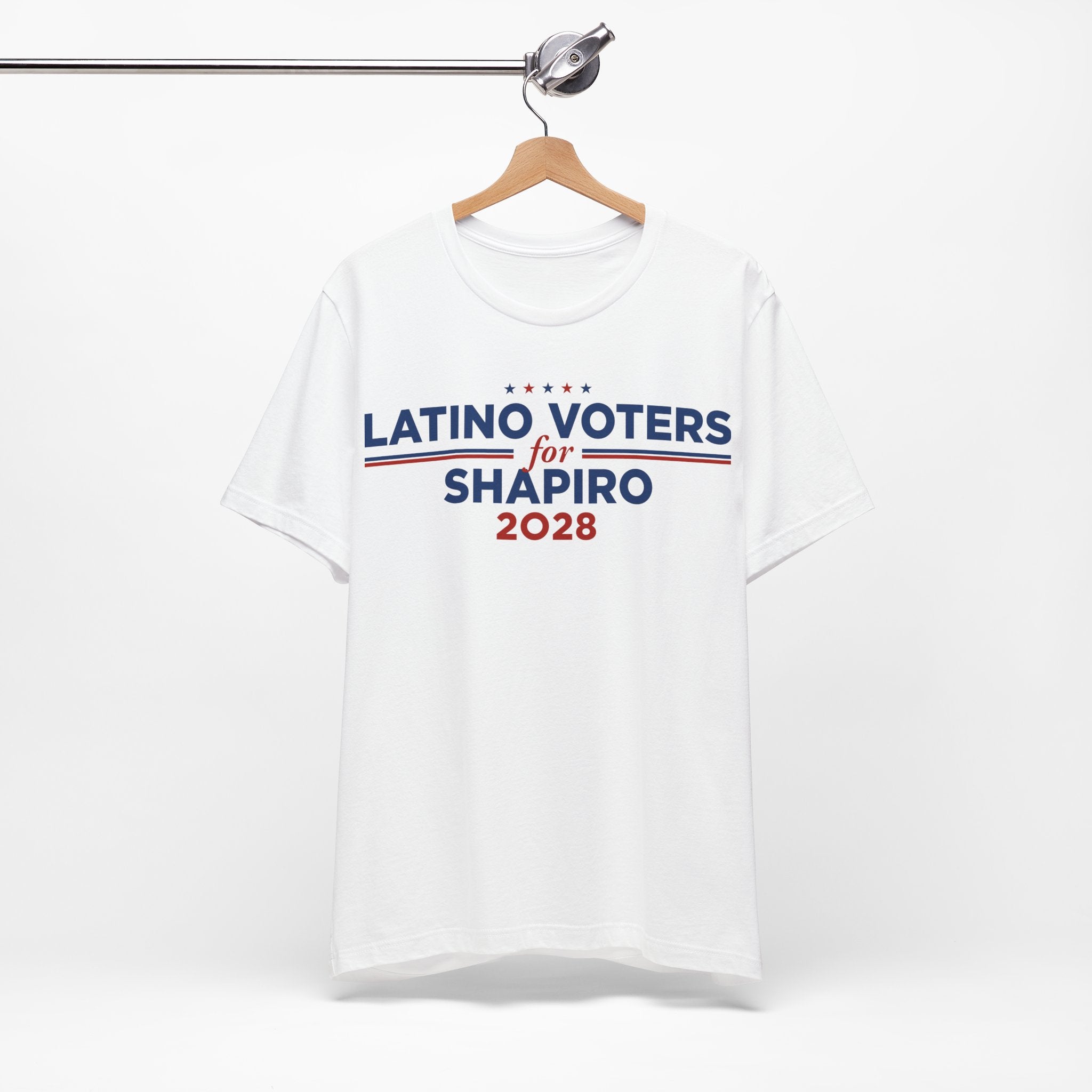 Latino Voters for Josh Shapiro for President Campaign T-Shirt 2028