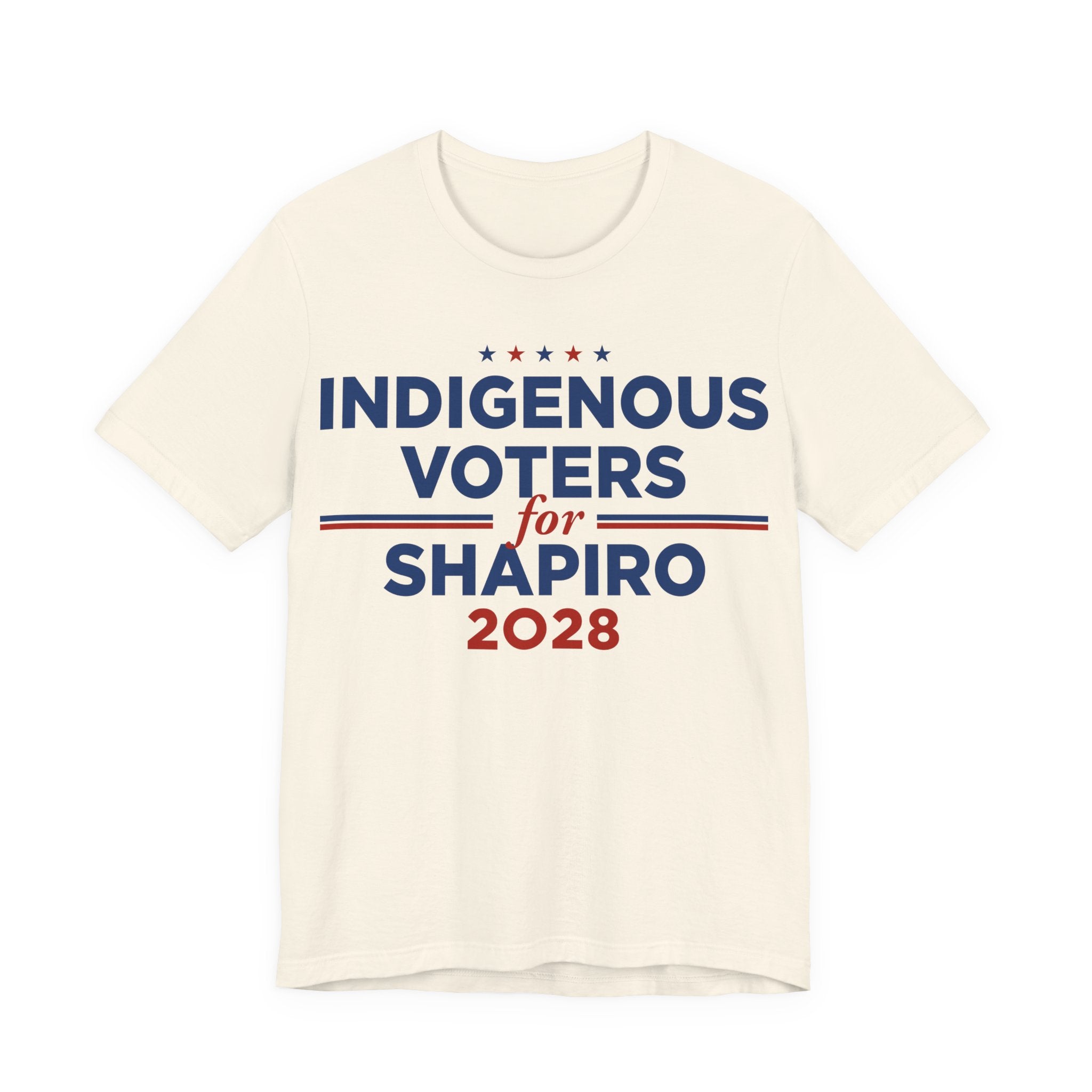 Indigenous Voters / Native Americans for Josh Shapiro for President Campaign T-Shirt 2028