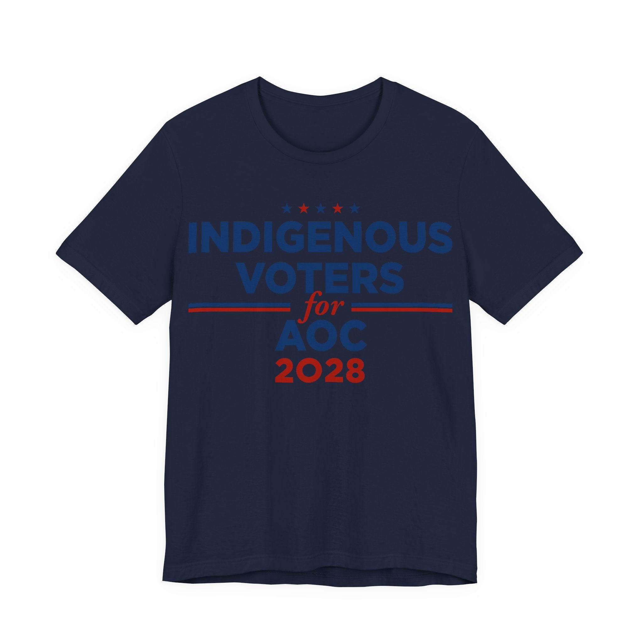 Indigenous Voters / Native Americans for AOC for President Campaign T-Shirt 2028