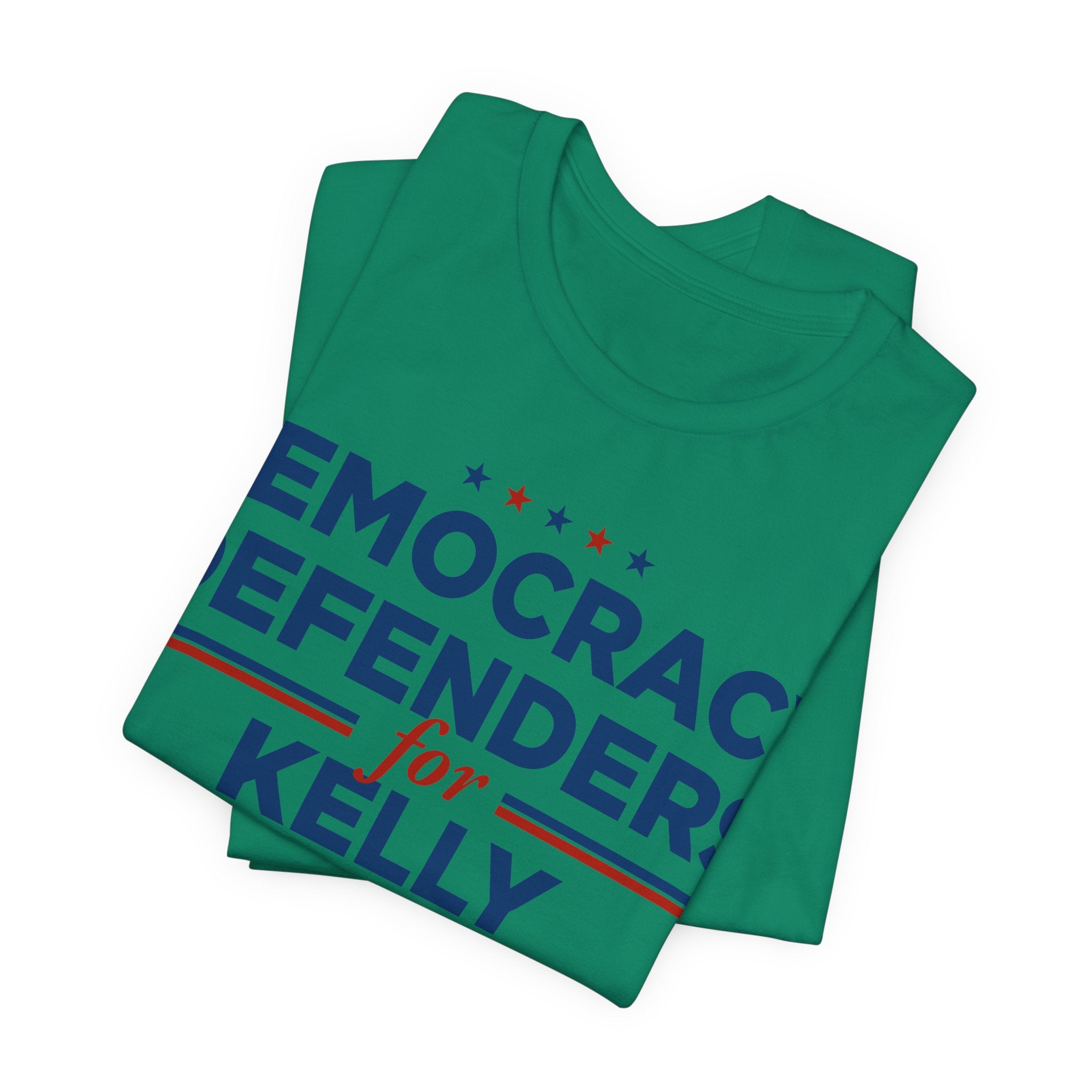 Democracy Defenders for Kelly 2028 T-Shirt | Bella+Canvas 3001 Political Graphic Tee