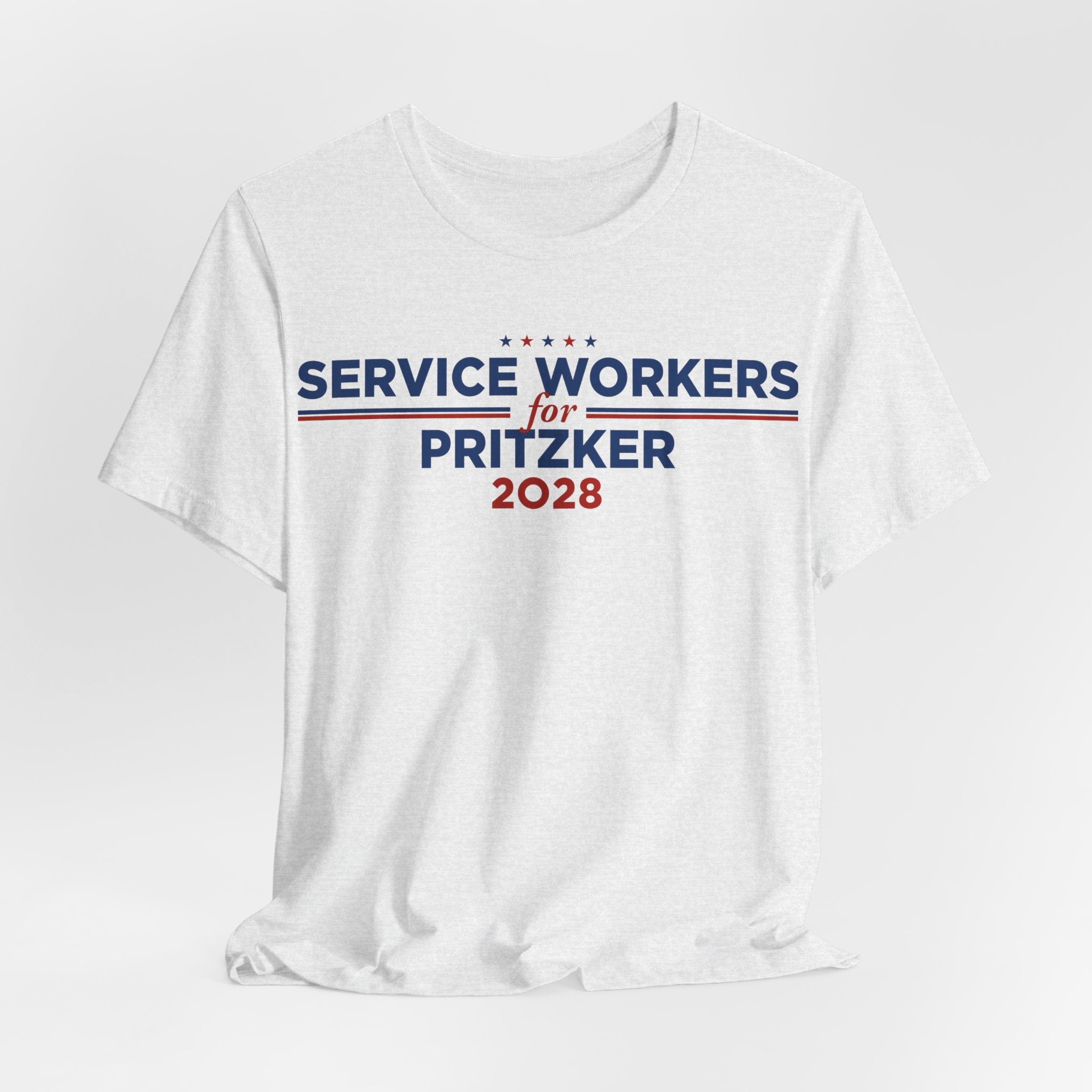 Service Workers for J.B. Pritzker for President Campaign T-Shirt 2028