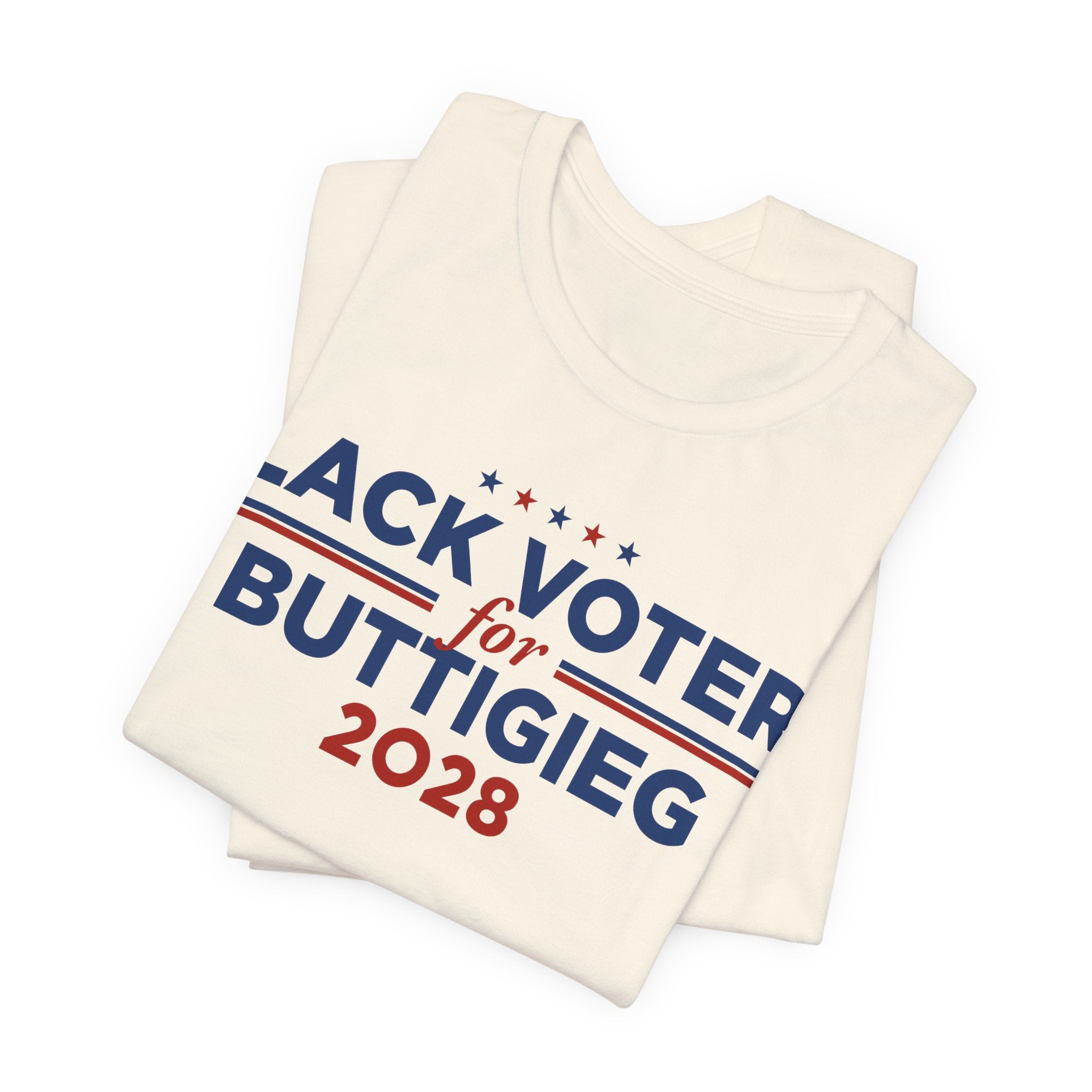 Black Voters for Pete Buttigieg Campaign T-Shirt for President 2028