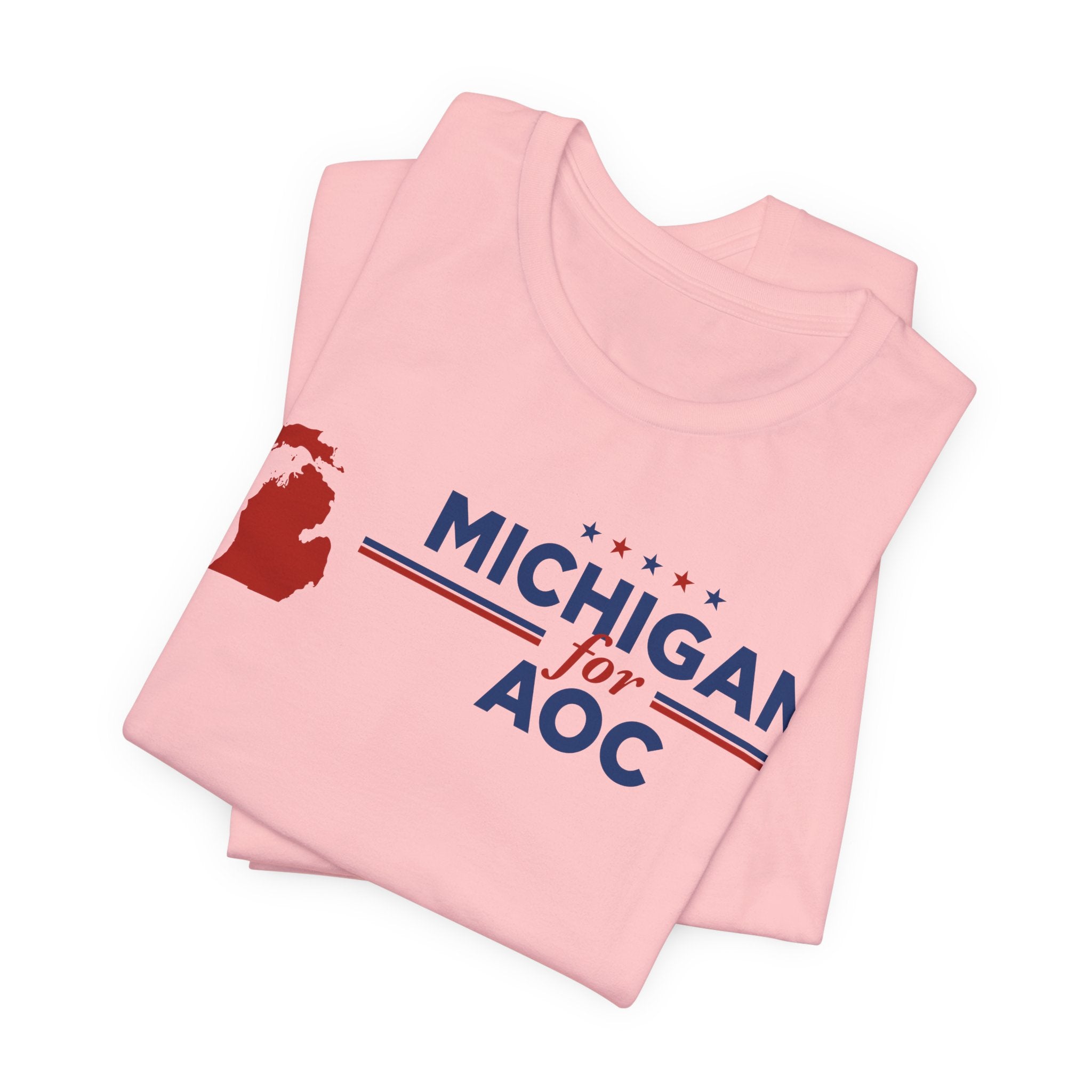 Michigan for AOC for President Campaign T-Shirt 2028