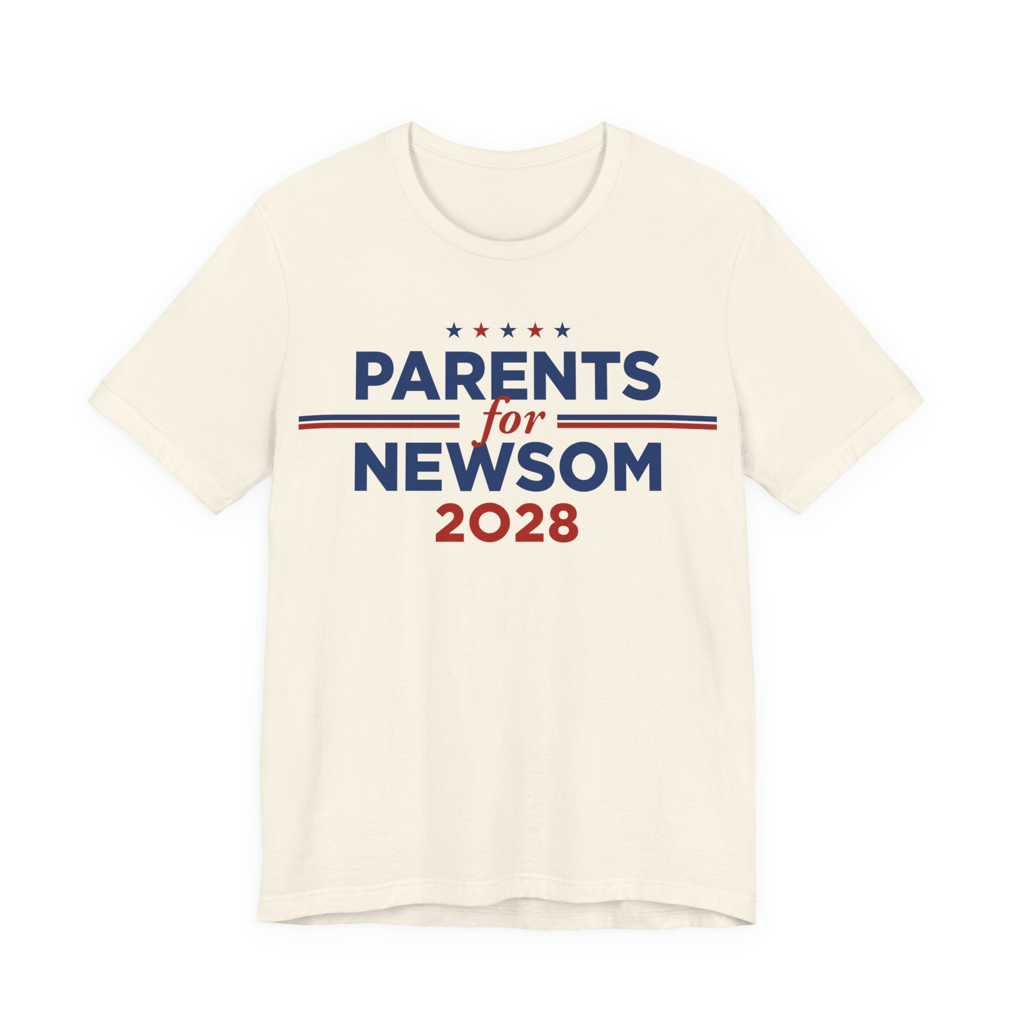 Parents for Gavin Newsom for President Campaign T-Shirt 2028