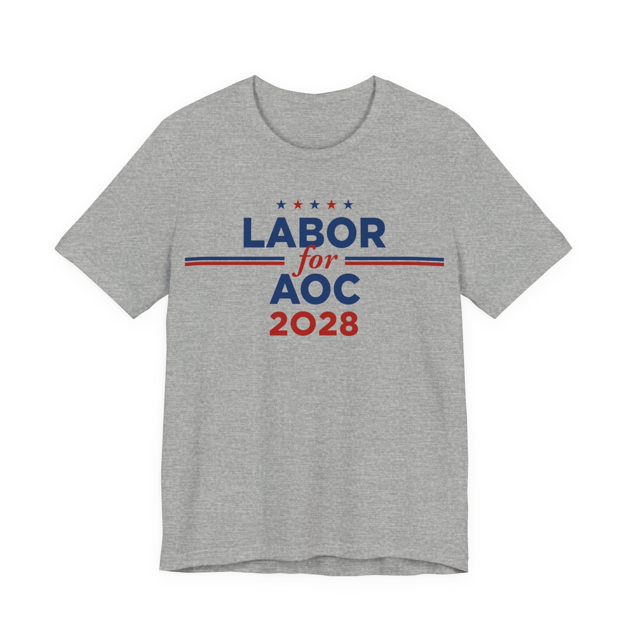 Labor for AOC for President Campaign T-Shirt 2028