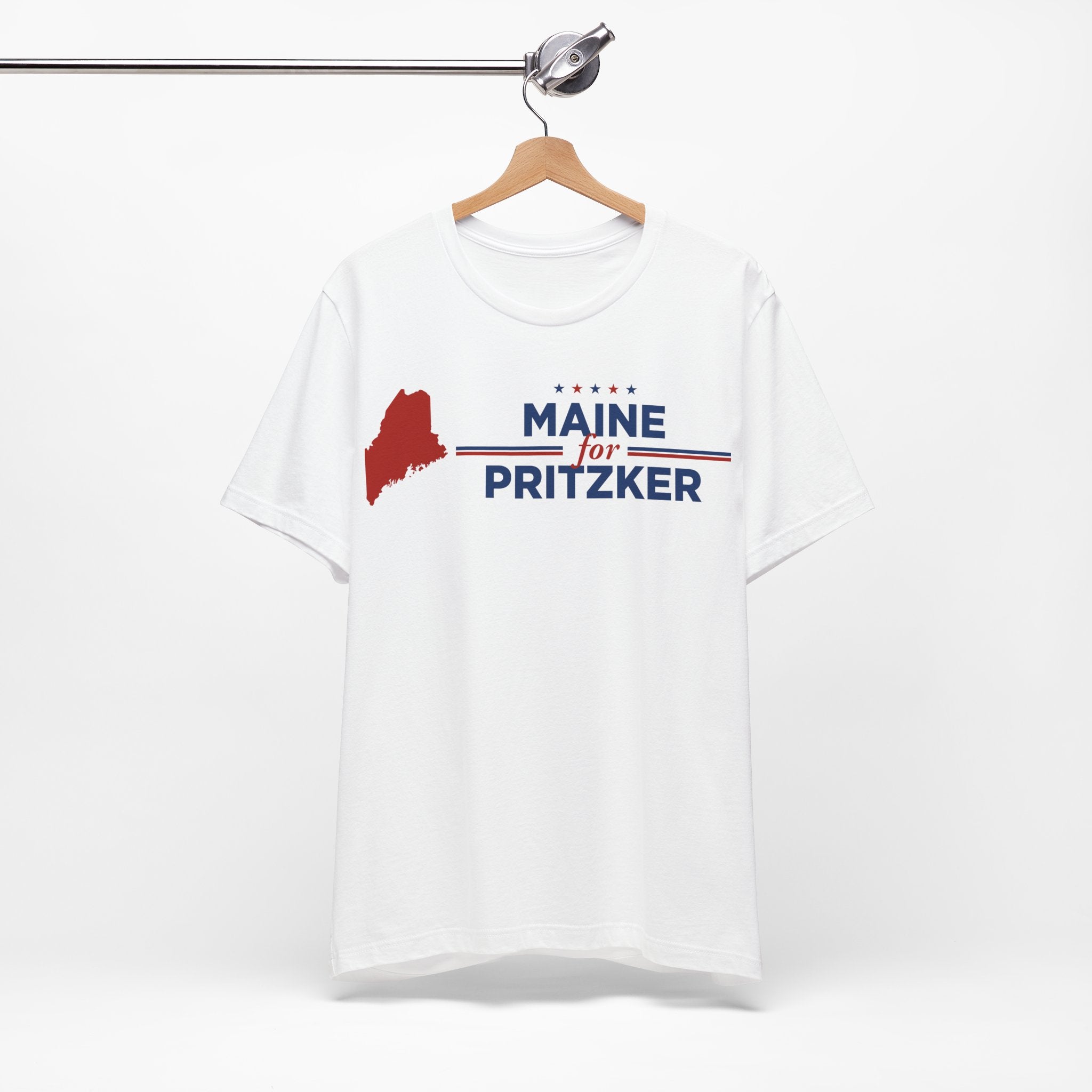 Maine for J.B. Pritzker for President Campaign T-Shirt 2028