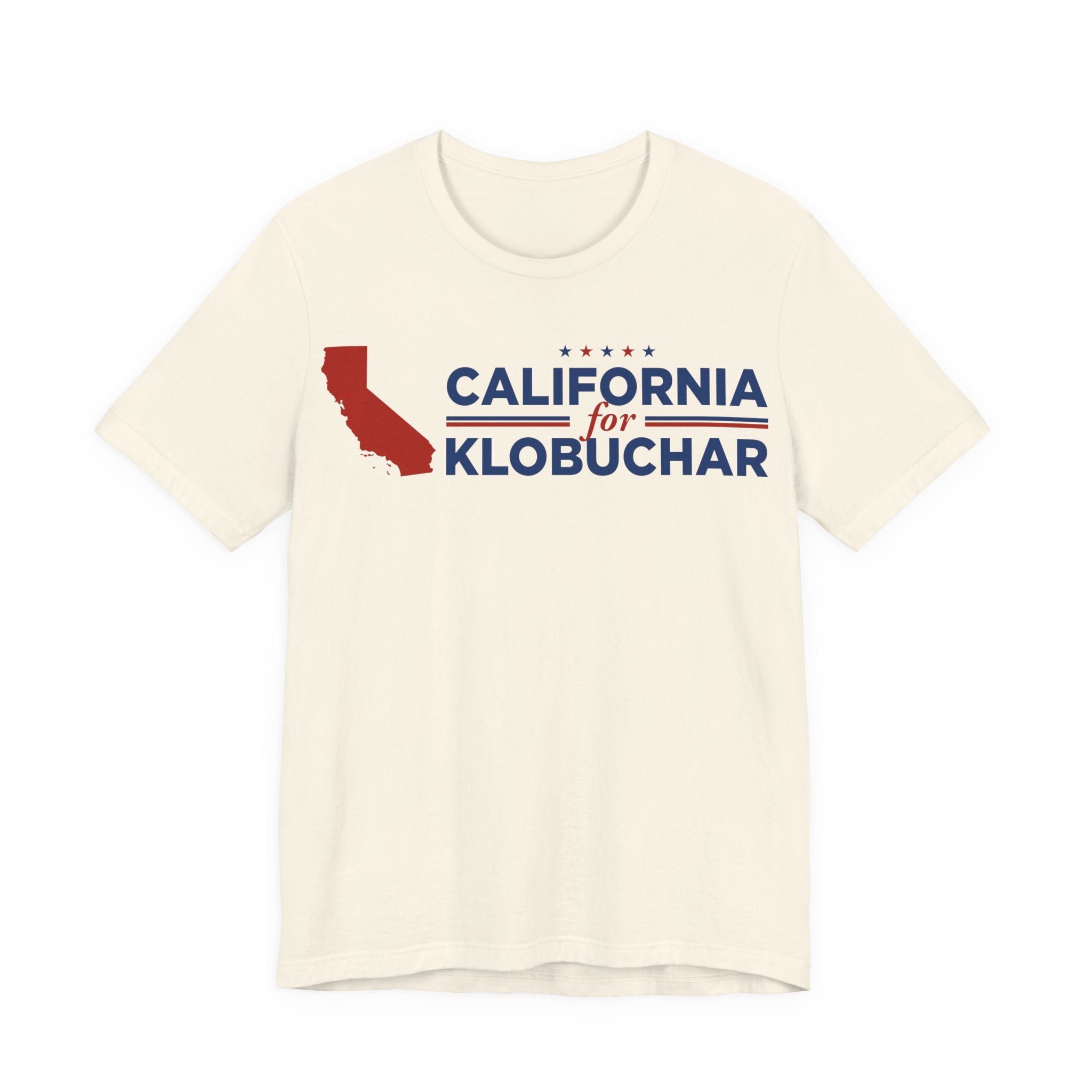 California for Amy Klobuchar for President Campaign T-Shirt 2028