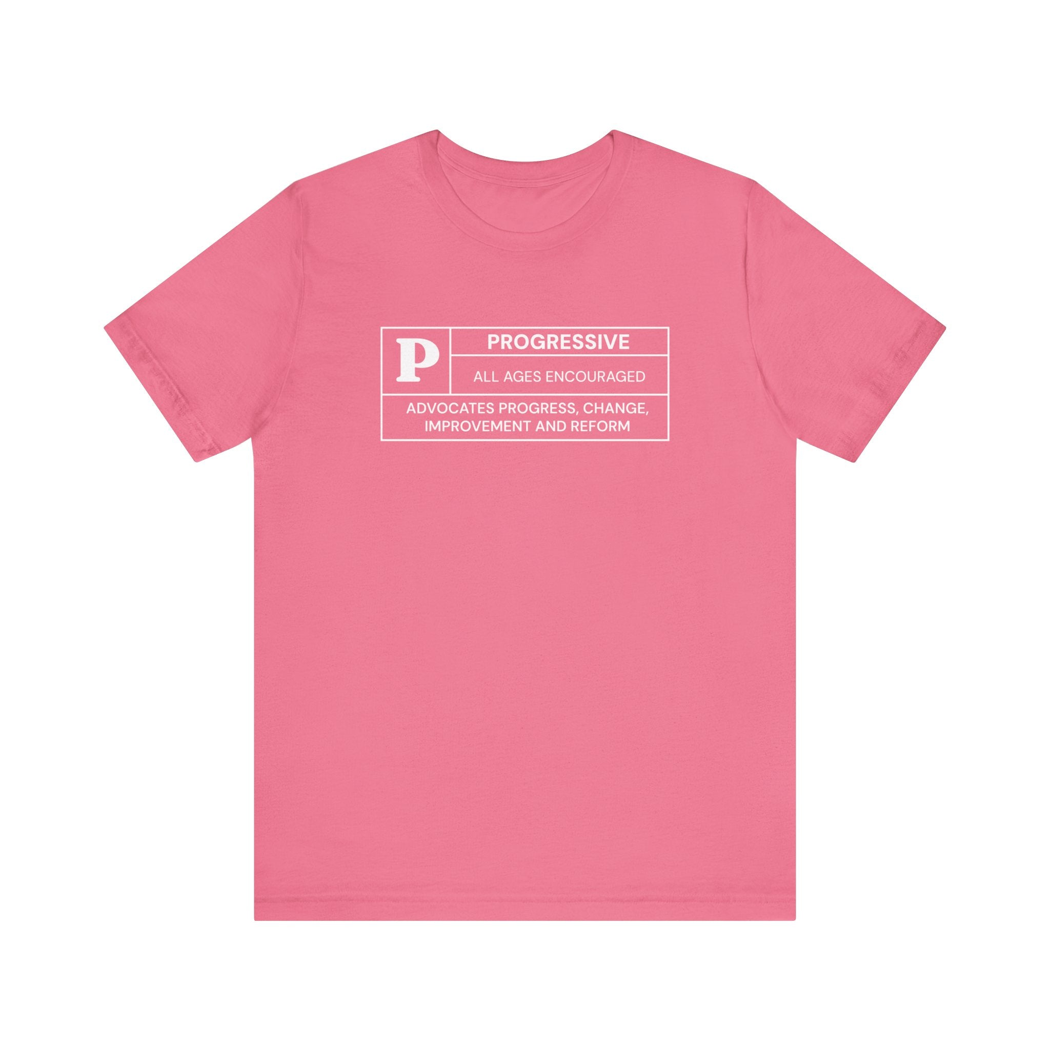 Funny Progressive Ratings Unisex Jersey Short Sleeve T-Shirt