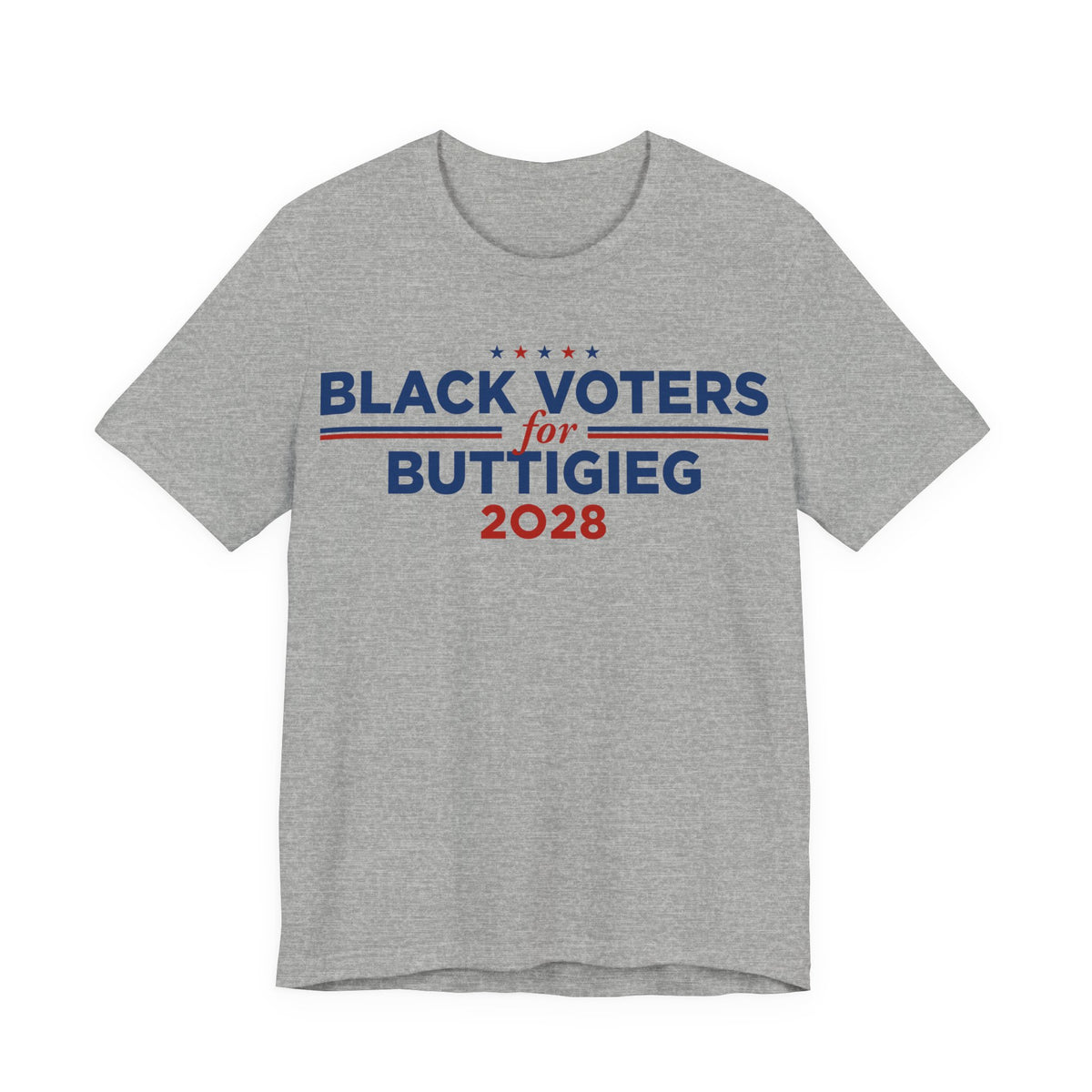 Black Voters for Pete Buttigieg Campaign T-Shirt for President 2028