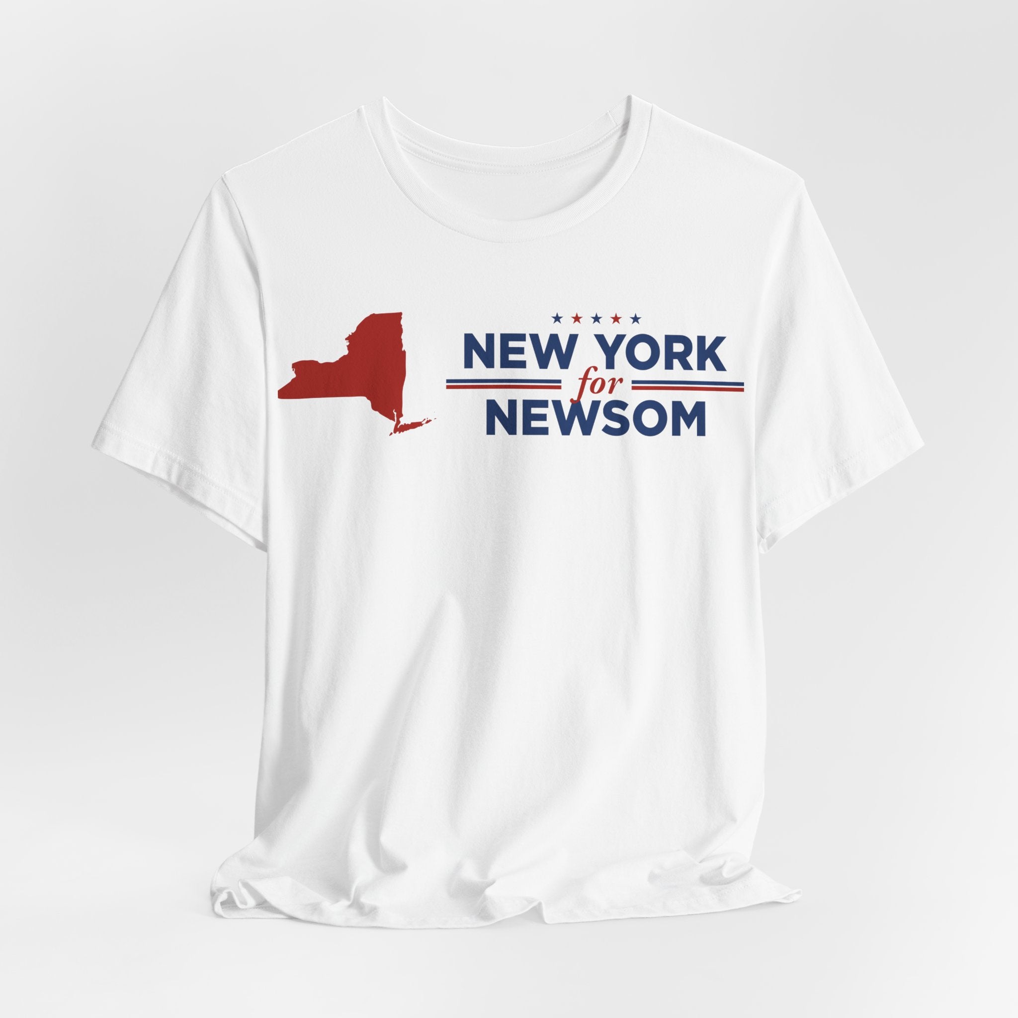 New York for Gavin Newsom for President Campaign T-Shirt 2028
