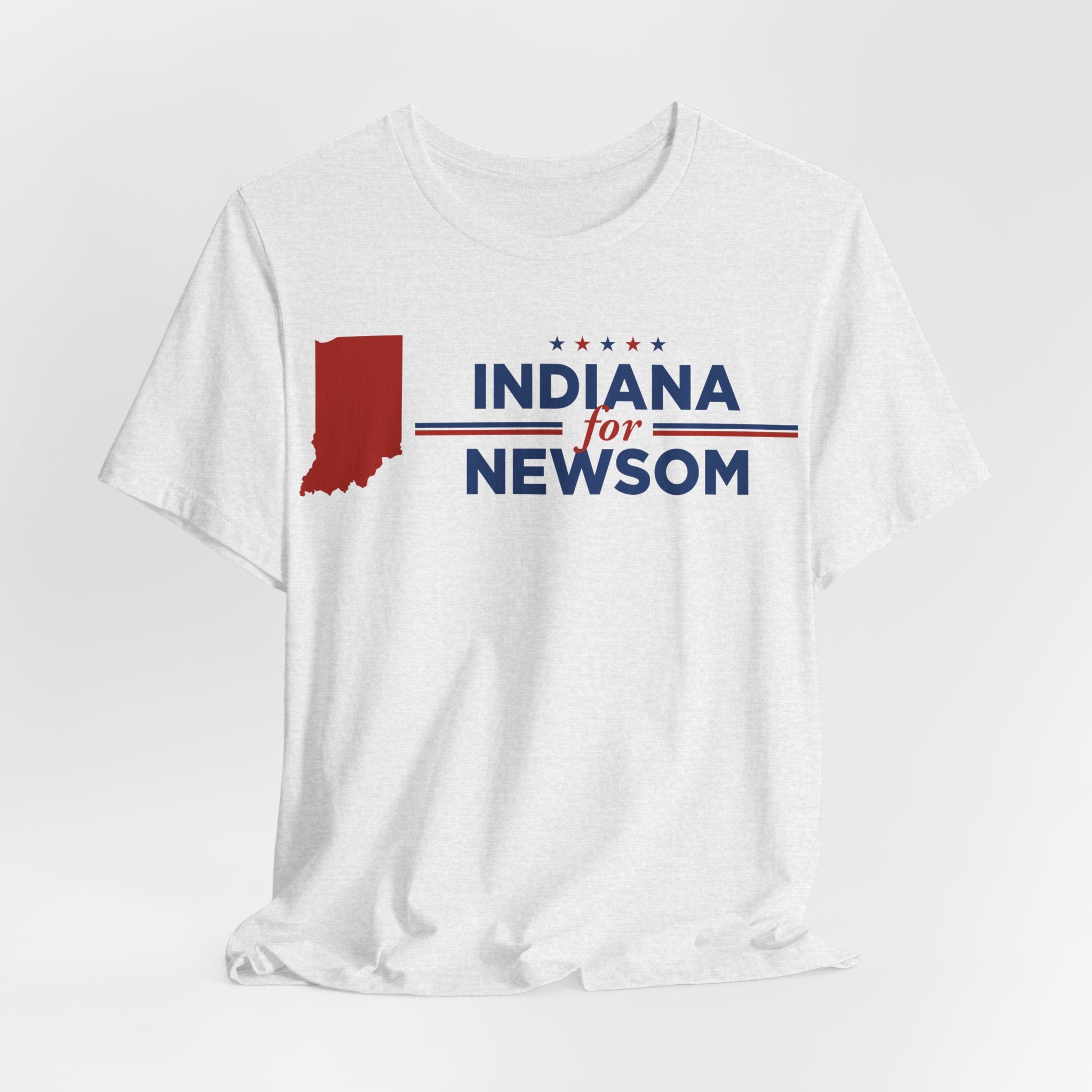Indiana for Gavin Newsom for President Campaign T-Shirt 2028