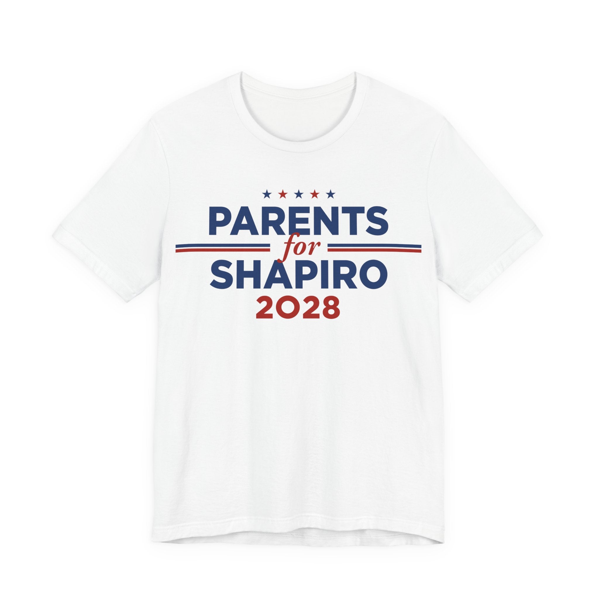 Parents for Josh Shapiro for President Campaign T-Shirt 2028