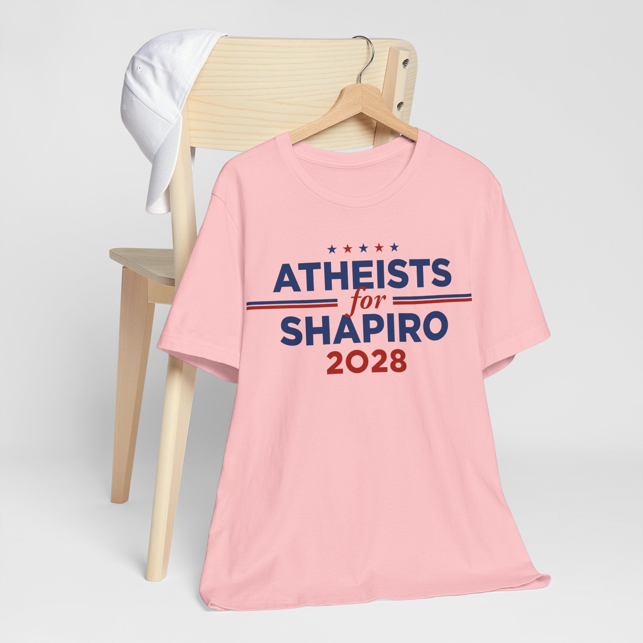 Atheists for Josh Shapiro for President Campaign T-Shirt 2028