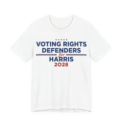 Voting Rights Defenders for Kamala Harris for President Campaign T-Shirt 2028