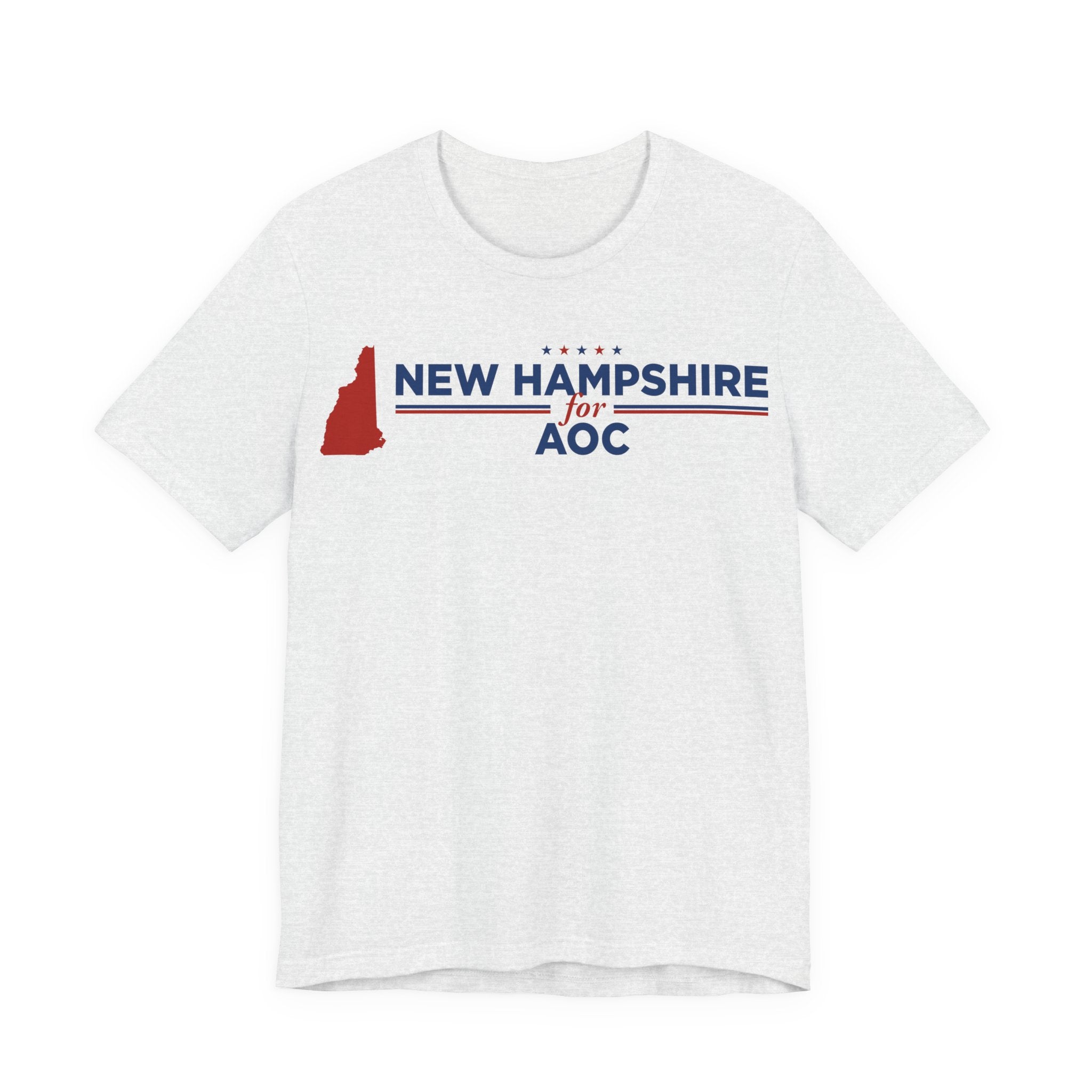 New Hampshire for AOC for President Campaign T-Shirt 2028