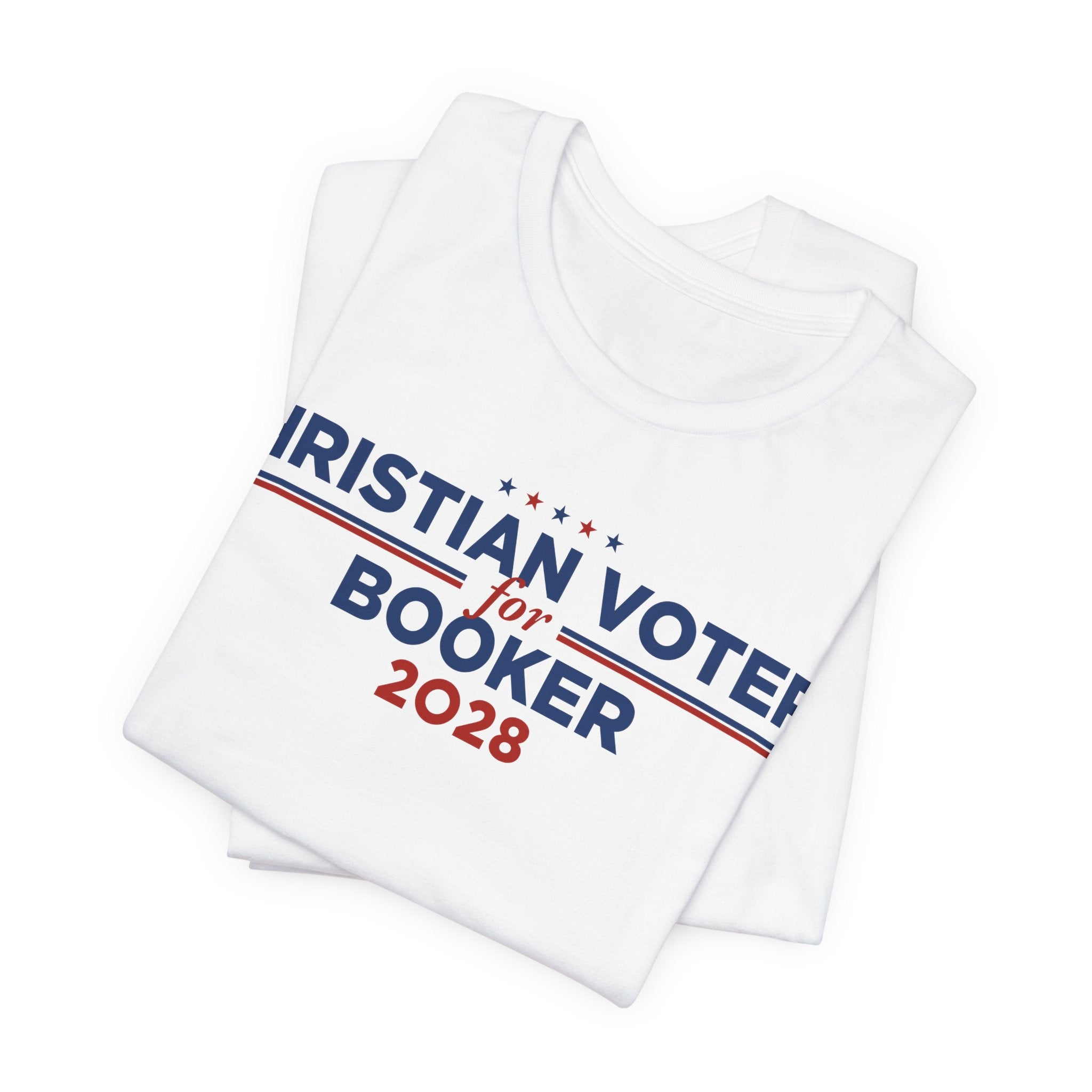 Christian Voters for Cory Booker for President Campaign T-Shirt 2028