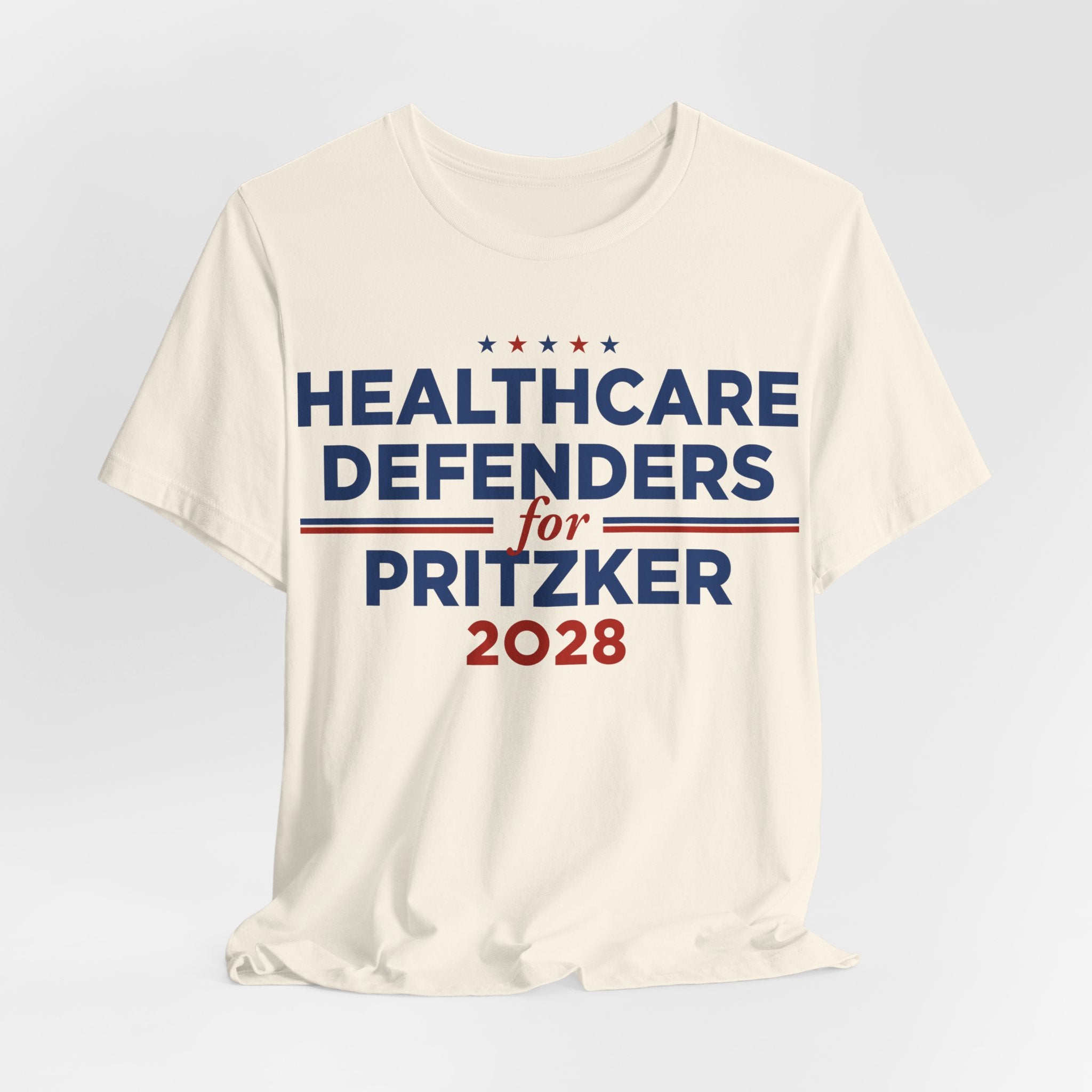 Healthcare Defenders for J.B. Pritzker for President Campaign T-Shirt 2028