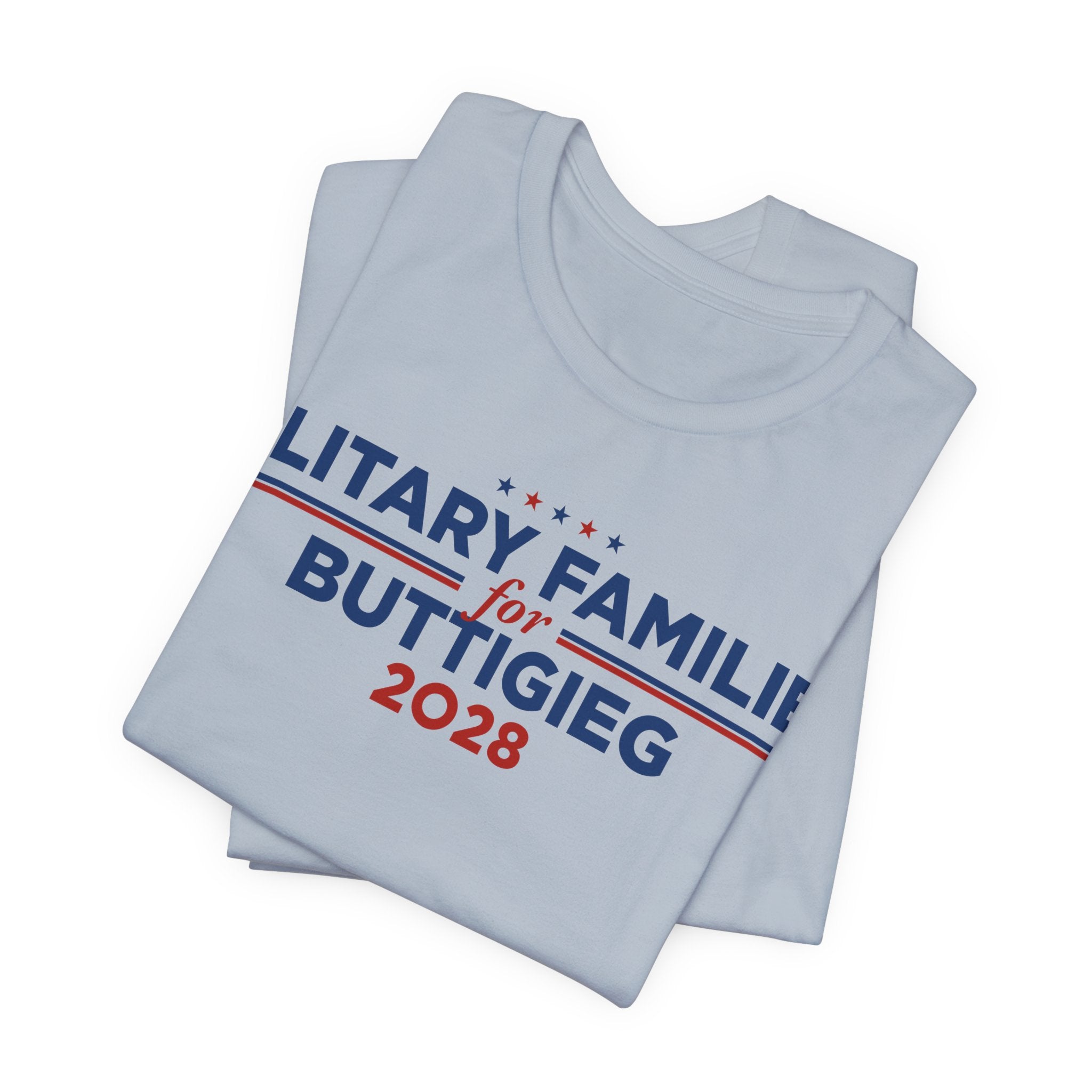 Military Families for Pete Buttigieg for President Campaign T-Shirt 2028