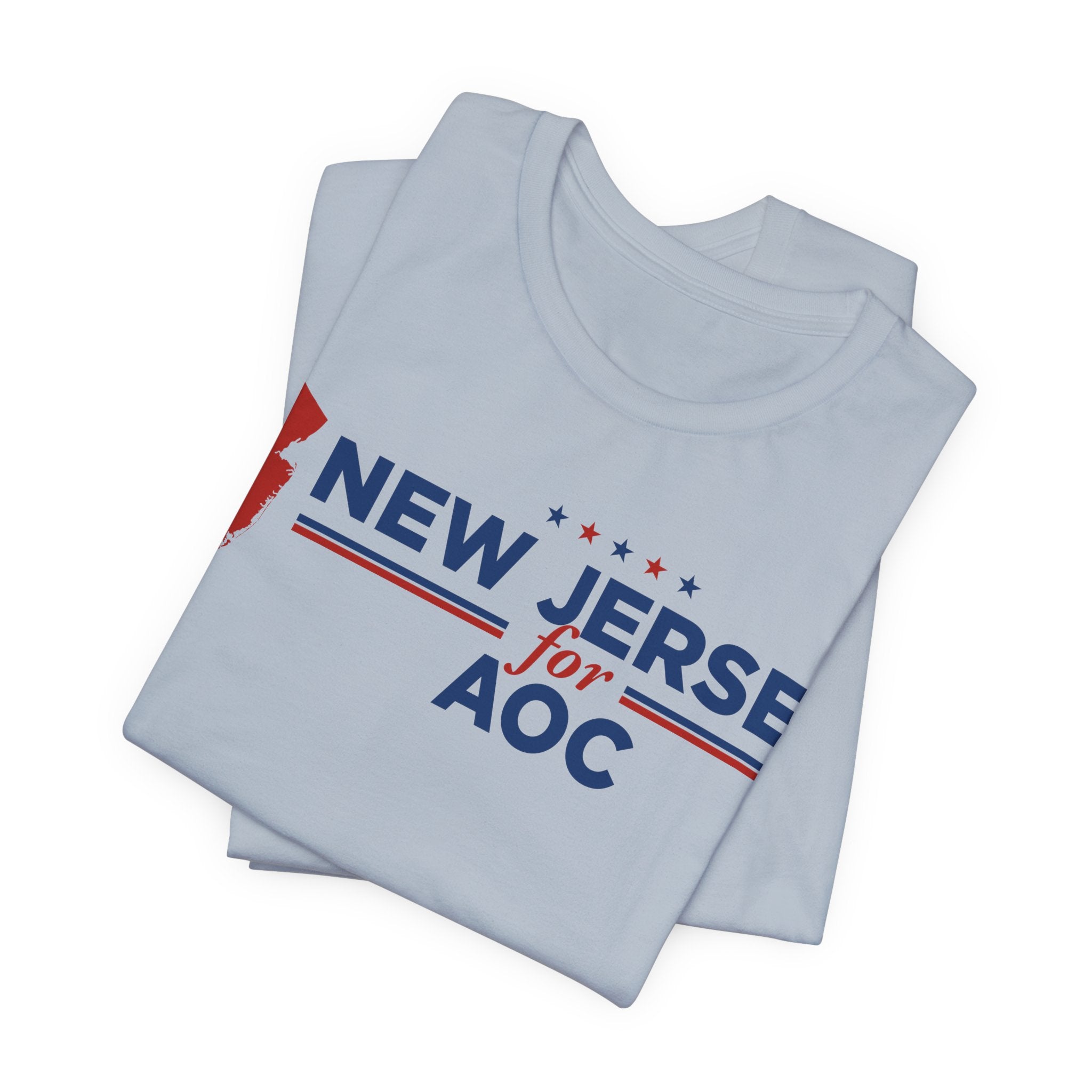 New Jersey for AOC for President Campaign T-Shirt 2028