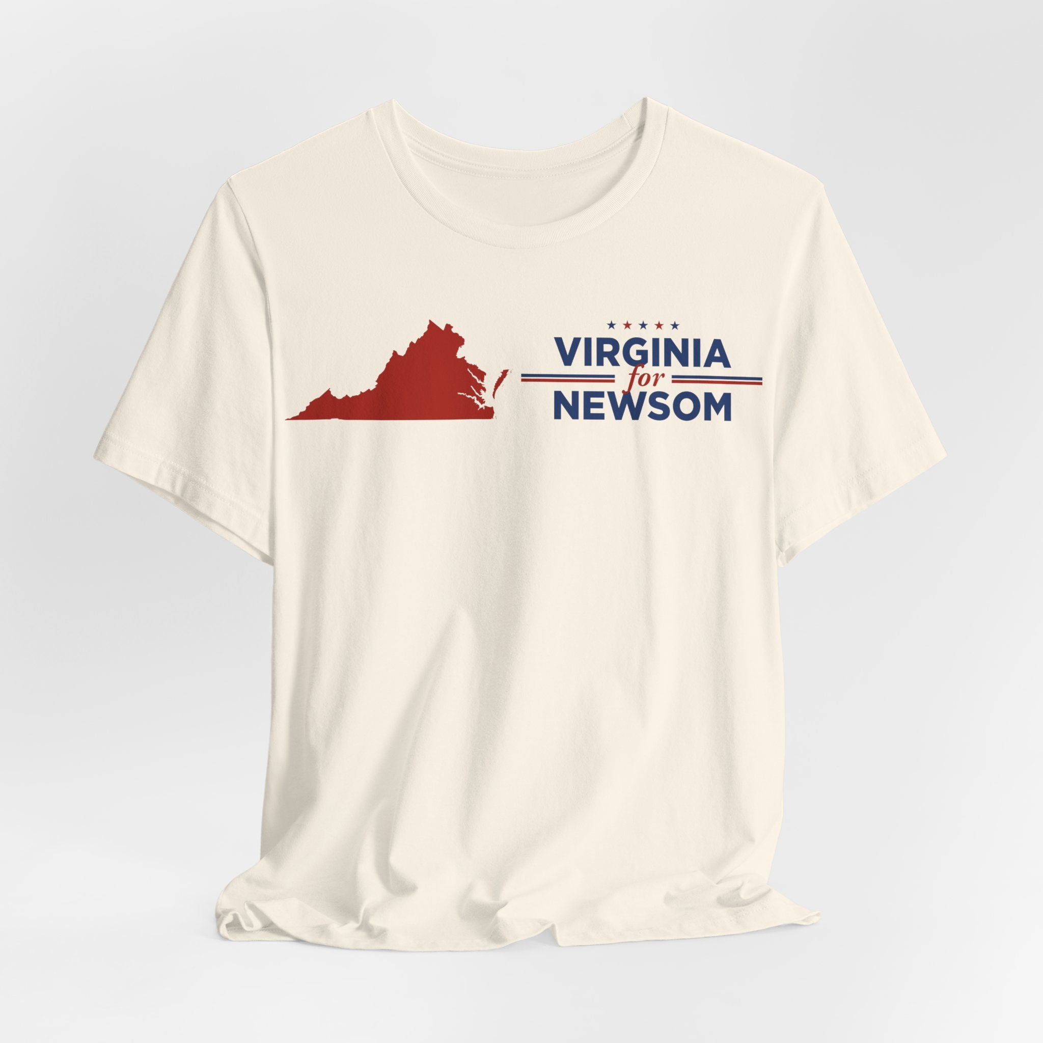 Virginia for Gavin Newsom for President Campaign T-Shirt 2028