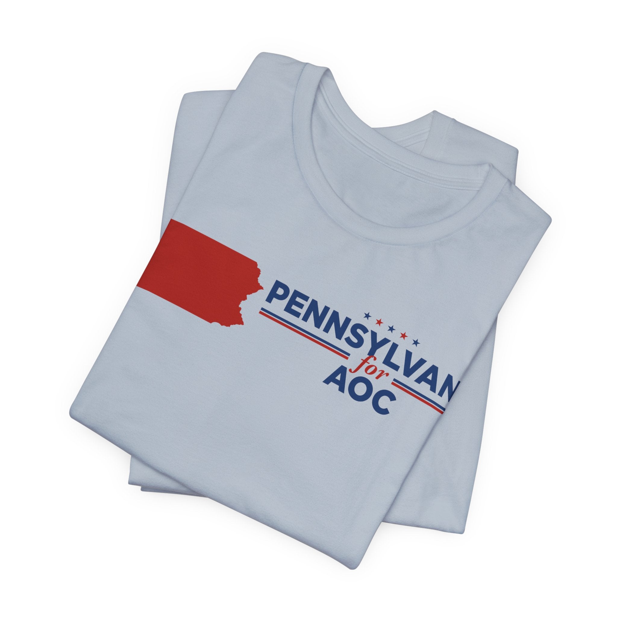 Pennsylvania for AOC for President Campaign T-Shirt 2028