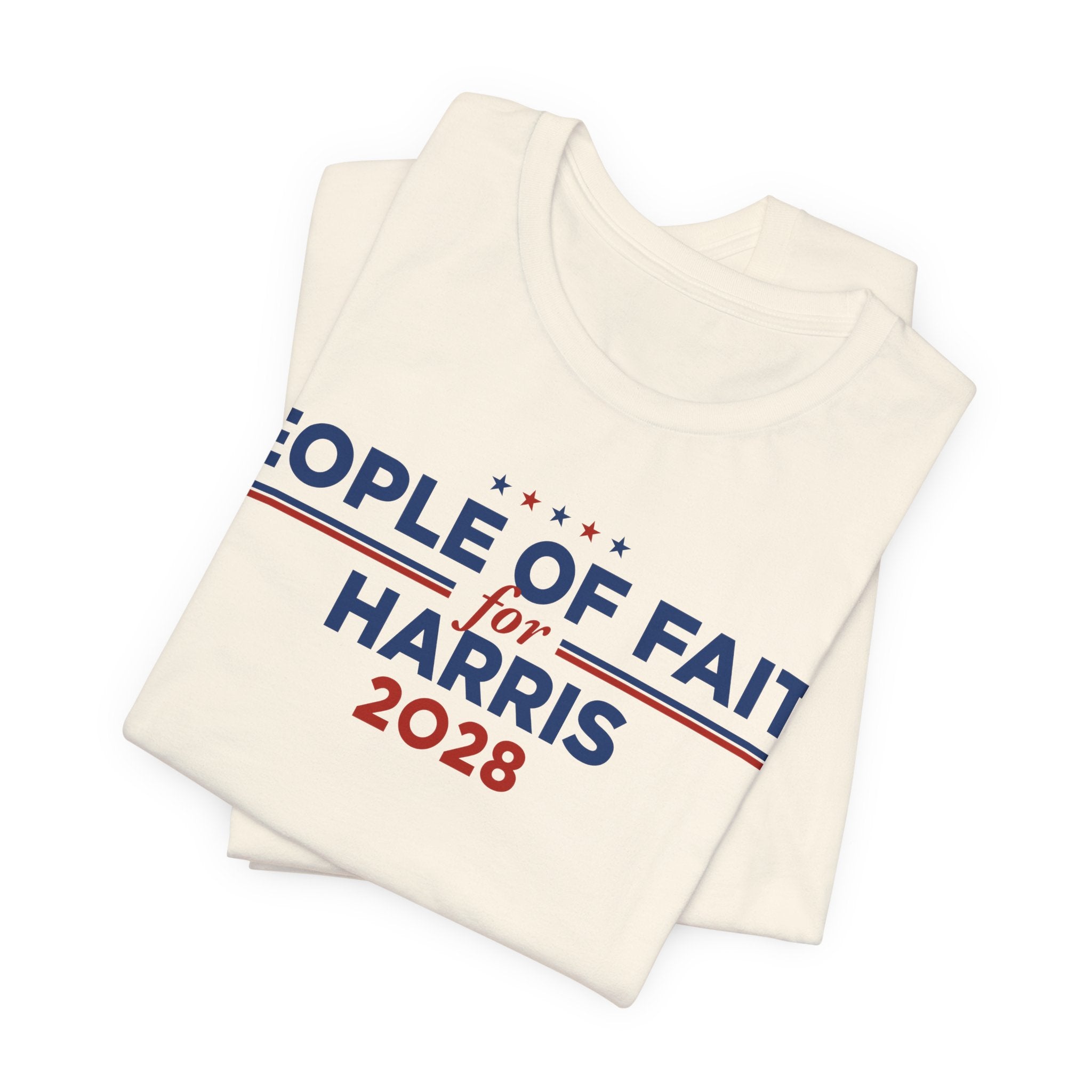 People of Faith for Kamala Harris for President Campaign T-Shirt 2028