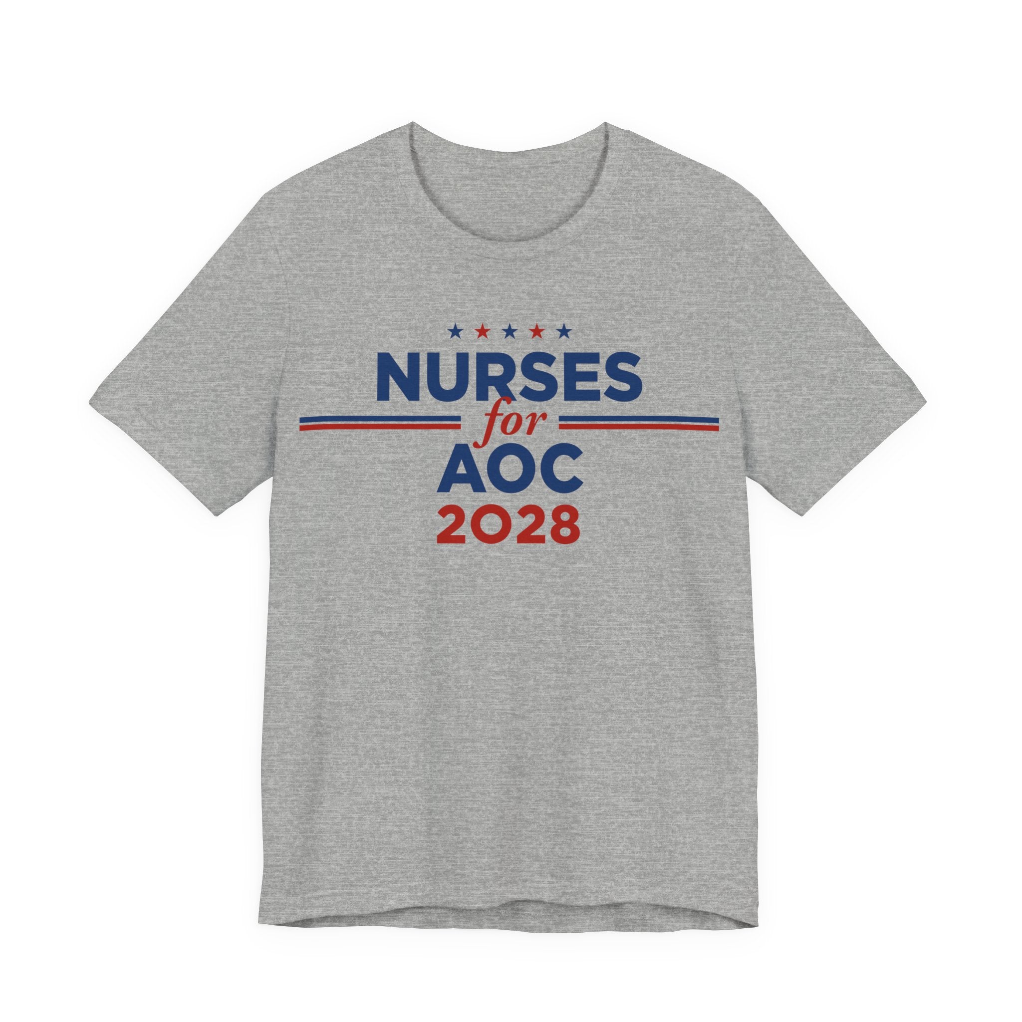 Nurses for AOC for President Campaign T-Shirt 2028