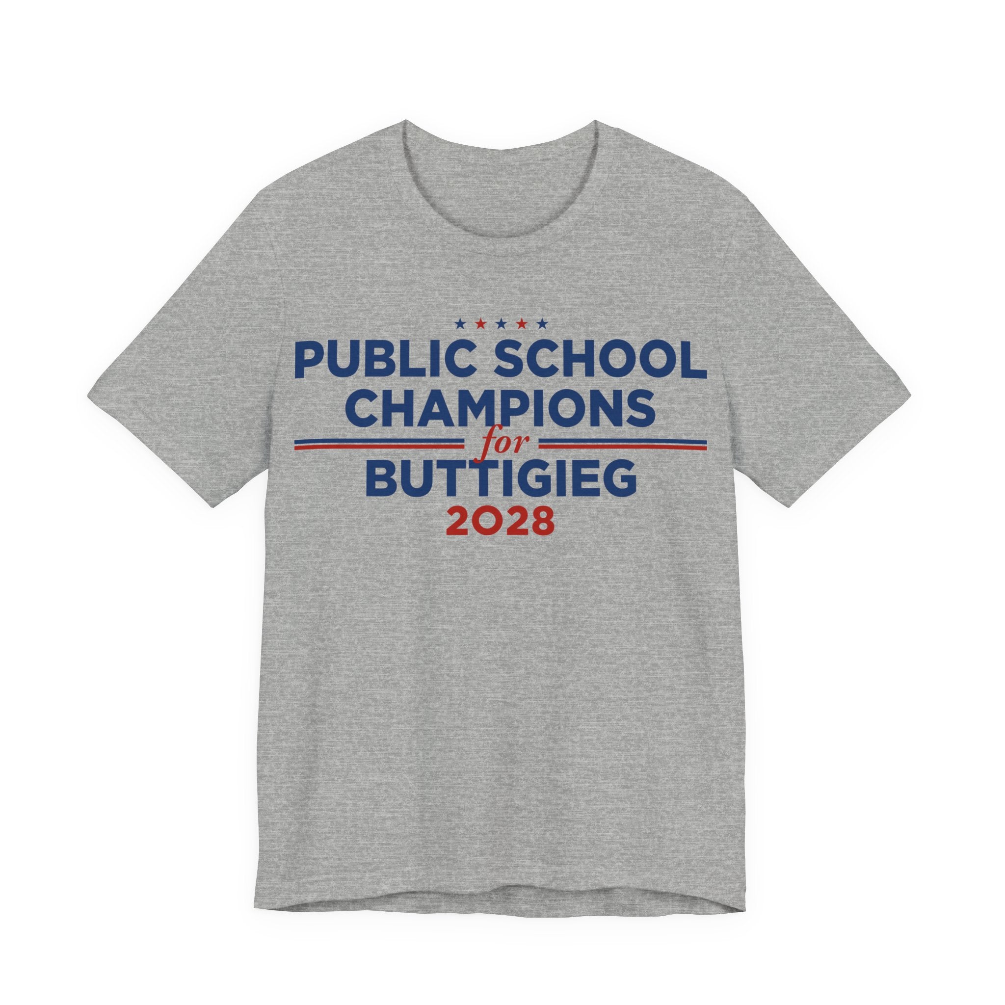 Public School Champions for Pete Buttigieg for President Campaign T-Shirt 2028