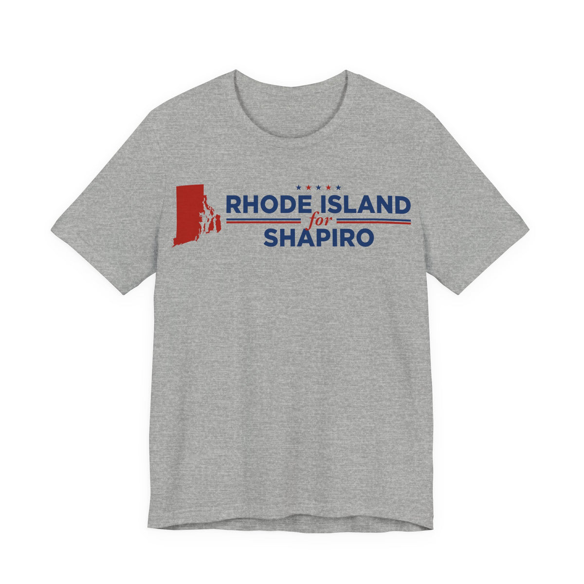 Rhode Island for Josh Shapiro for President Campaign T-Shirt 2028
